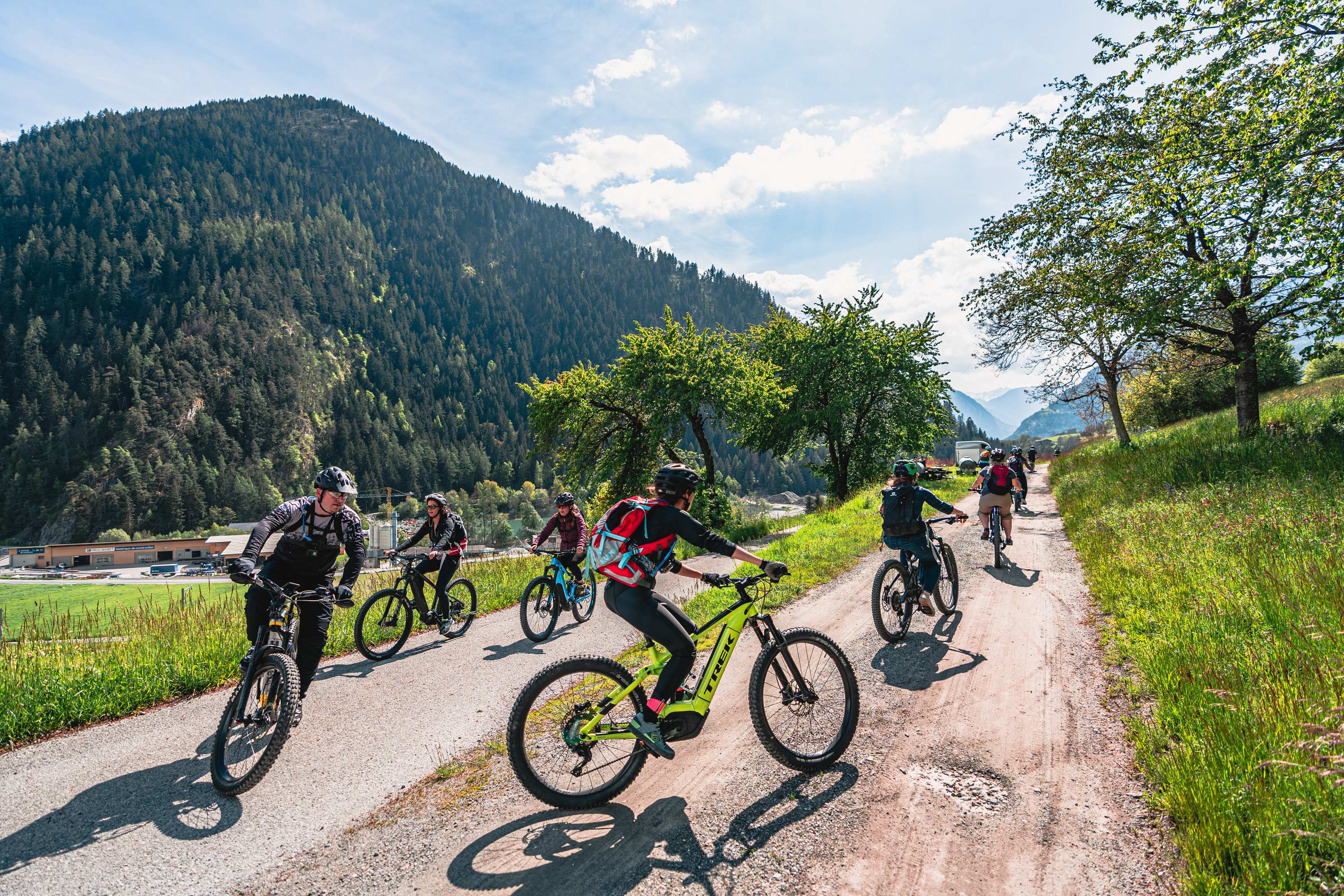 There are cycle tracks for riders of all competencies (Verbier.ch/PA)