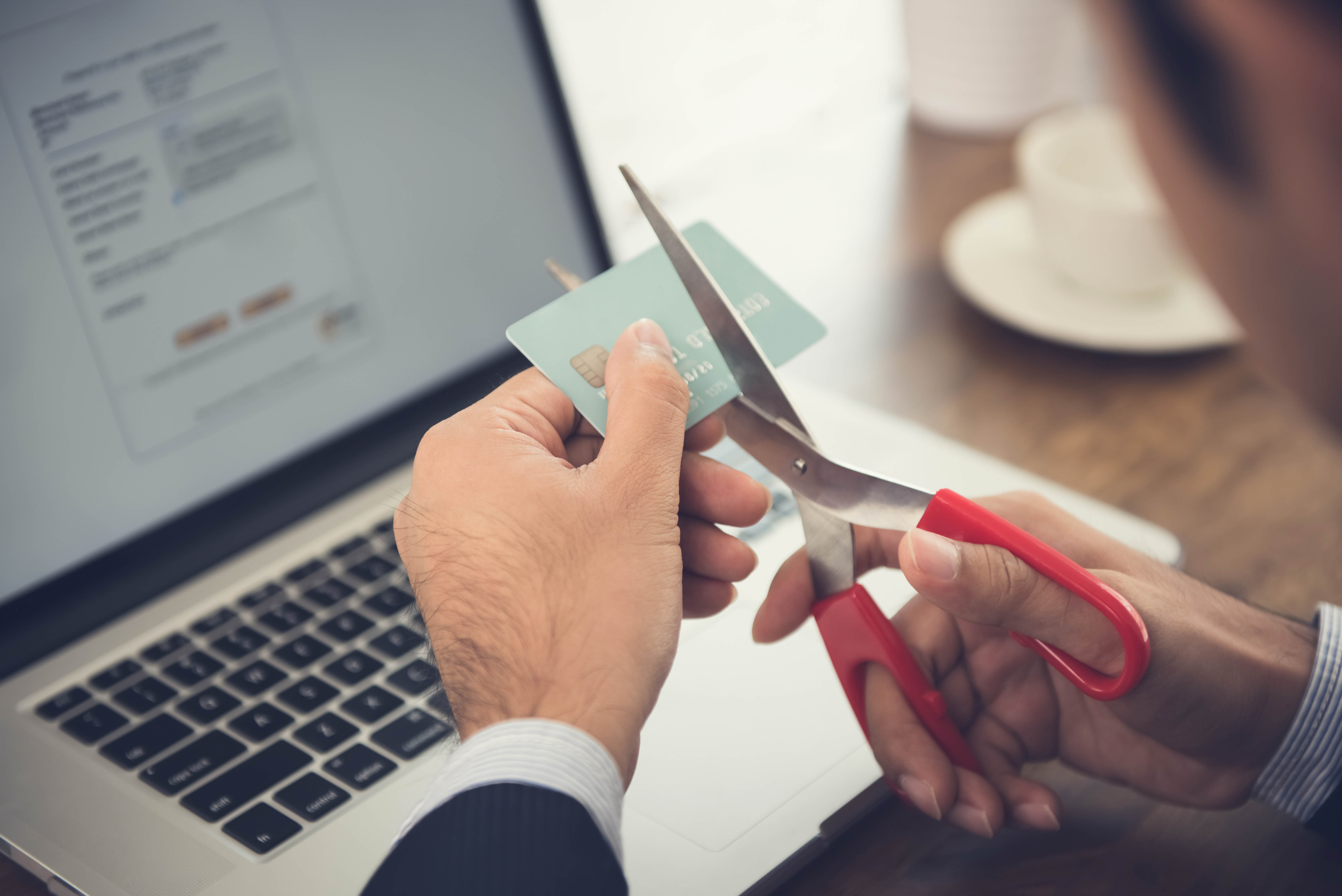 Credit card cancelled due to negligent usage