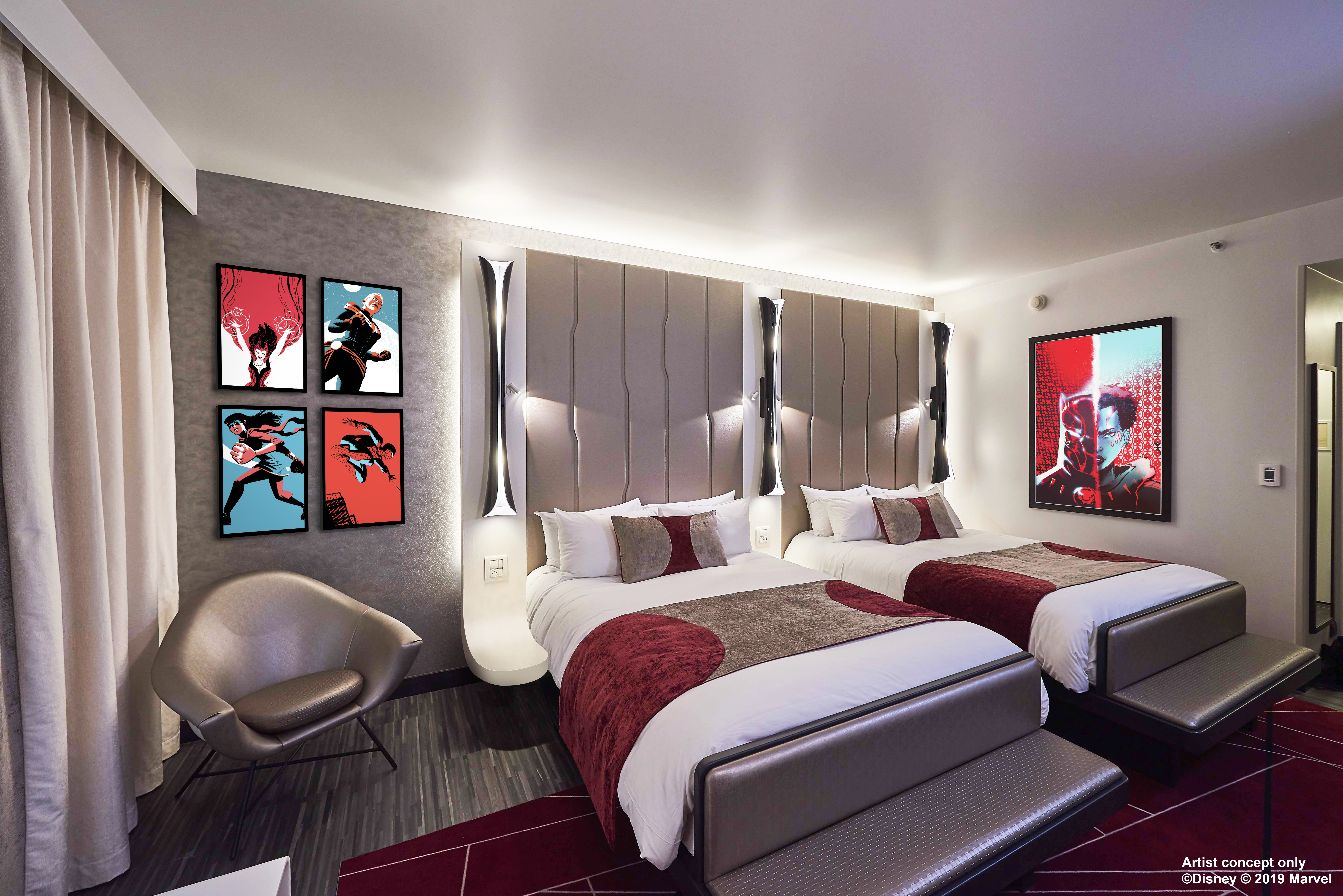 An artist's impression of an Empire State Club Room at Disney's Hotel New York: The Art Of Marvel (Disney/Marvel/PA)