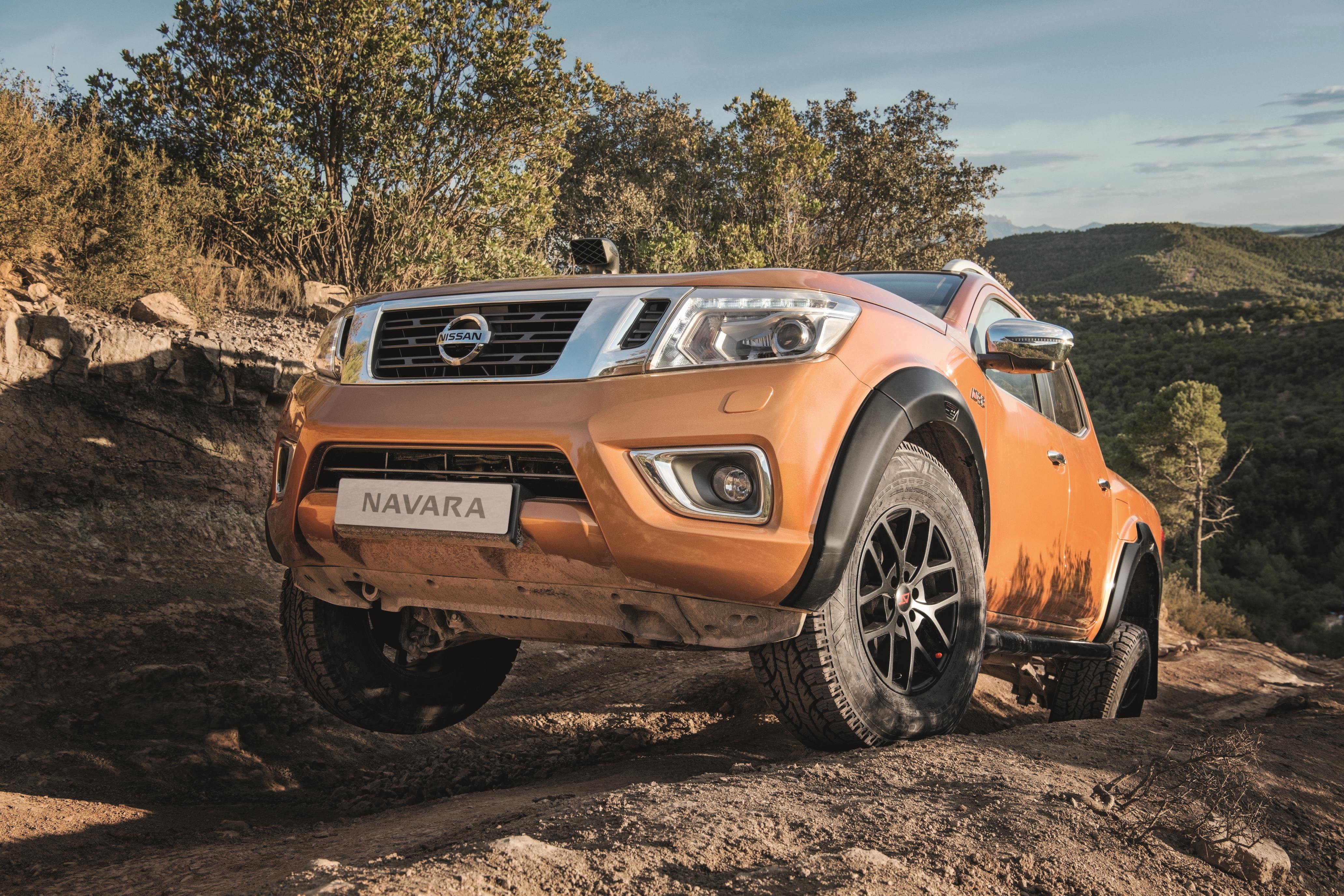 The Navara is at its most aggressive in Arctic Trucks layout