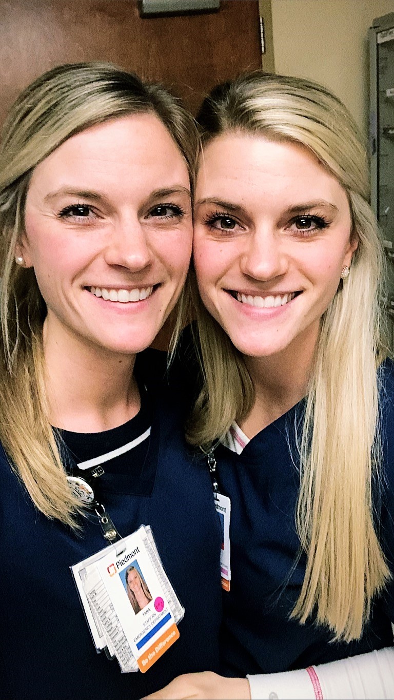 The twin nurses Tori and Tara