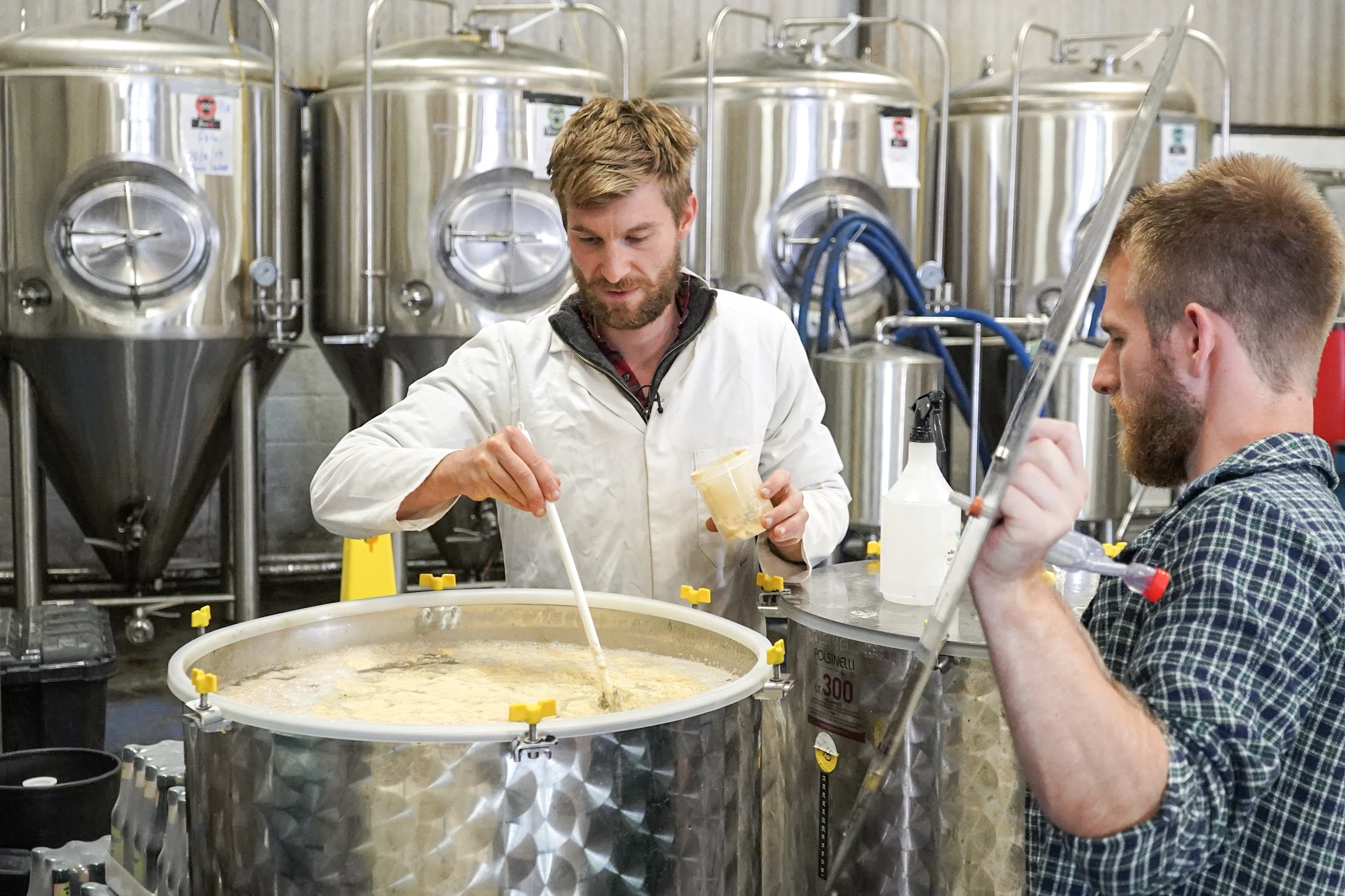 Matt Newell (left) and brother Kit (right) launched Wye Valley Meadery in January
