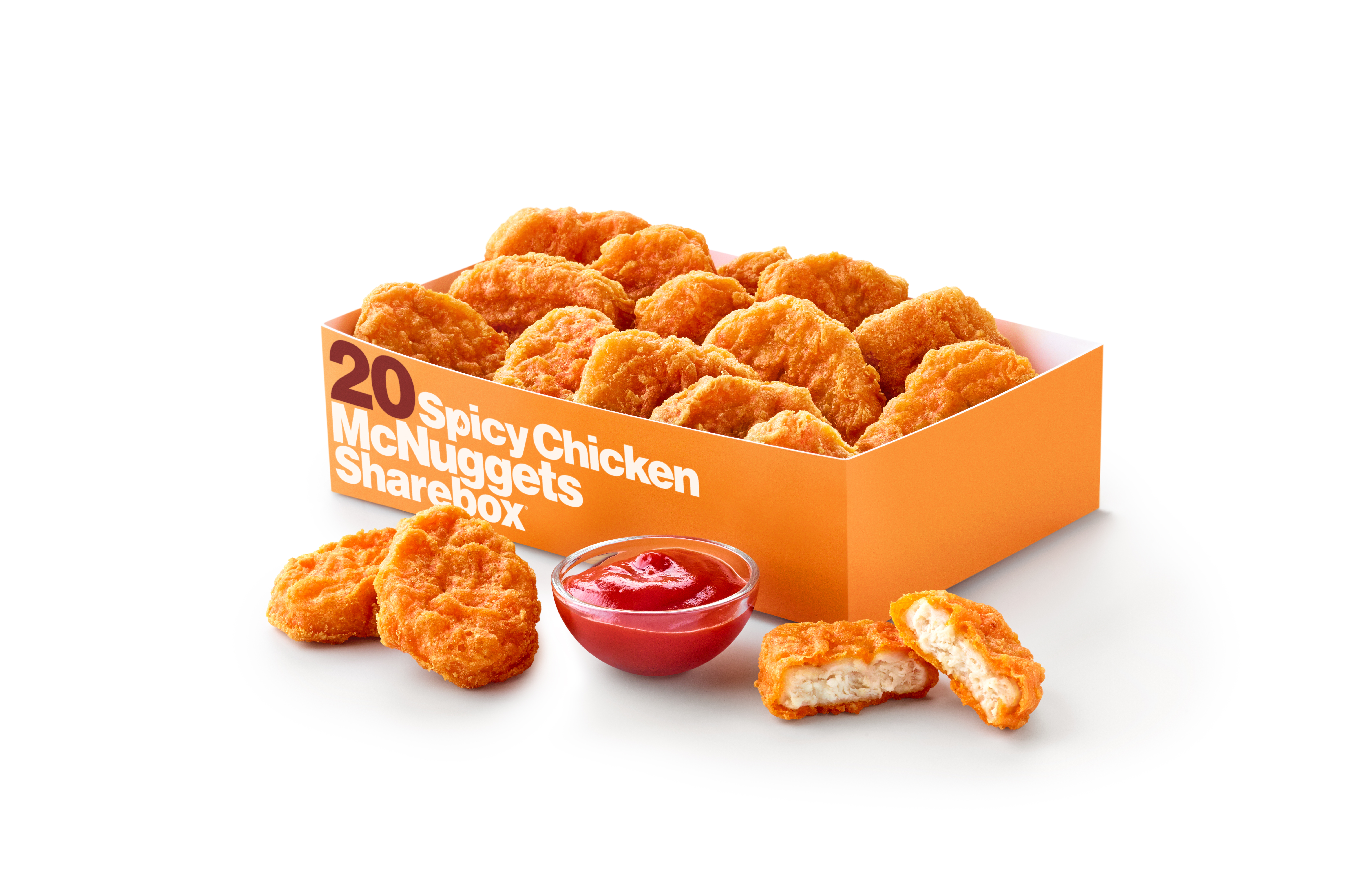 Spicy chicken McNuggets