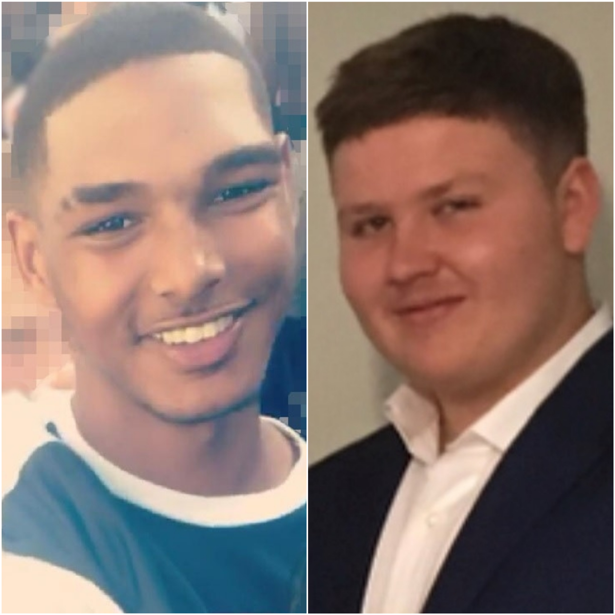 The families of Dom Ansah (left) and Ben Gillham-Rice (right), who were murdered at a house party in Milton Keynes, have paid tribute to the 17-year-olds (Thames Valley Police handout/PA)