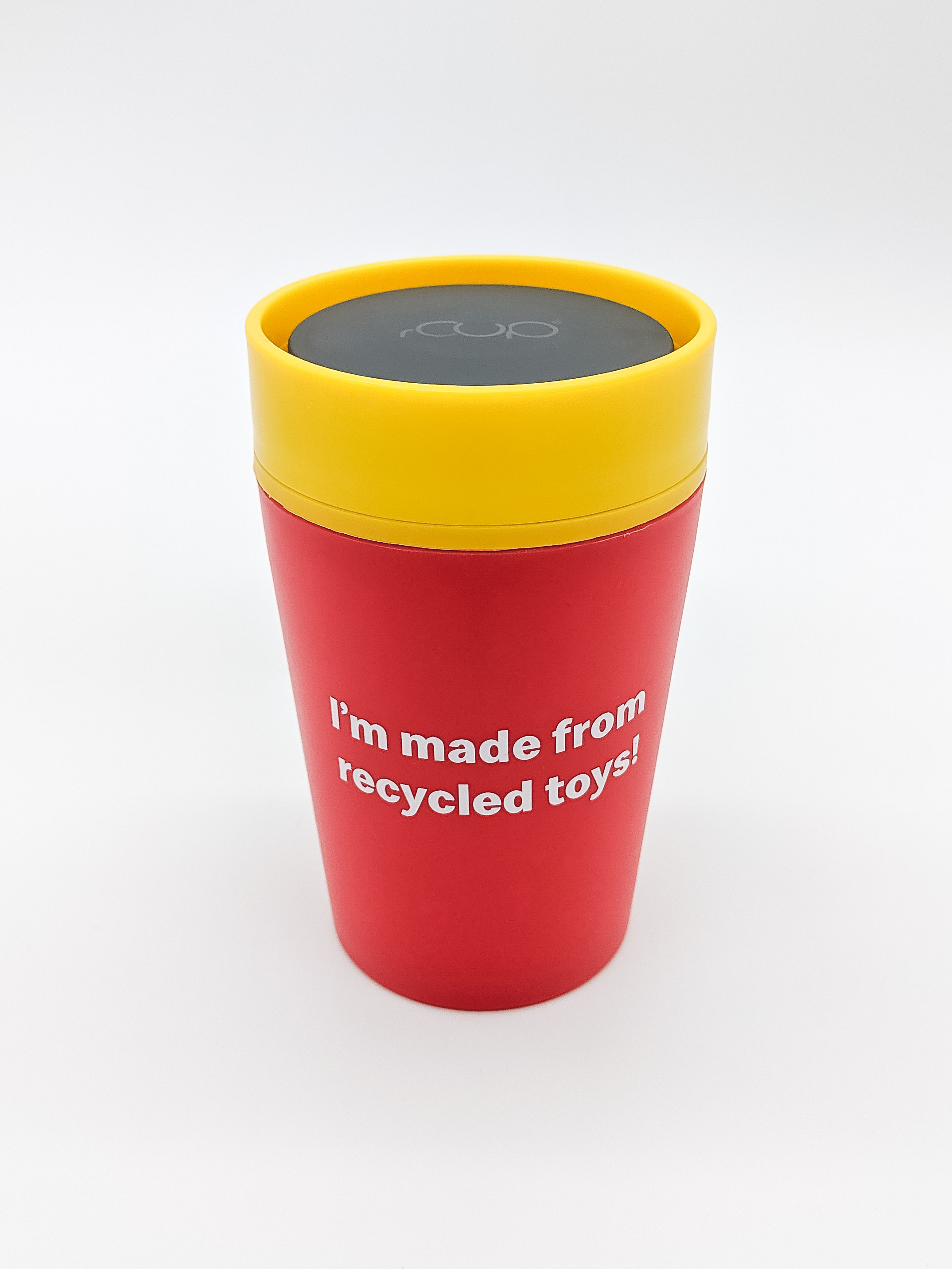 A reusable cup made from recycled toys. (McDonald's/PA)