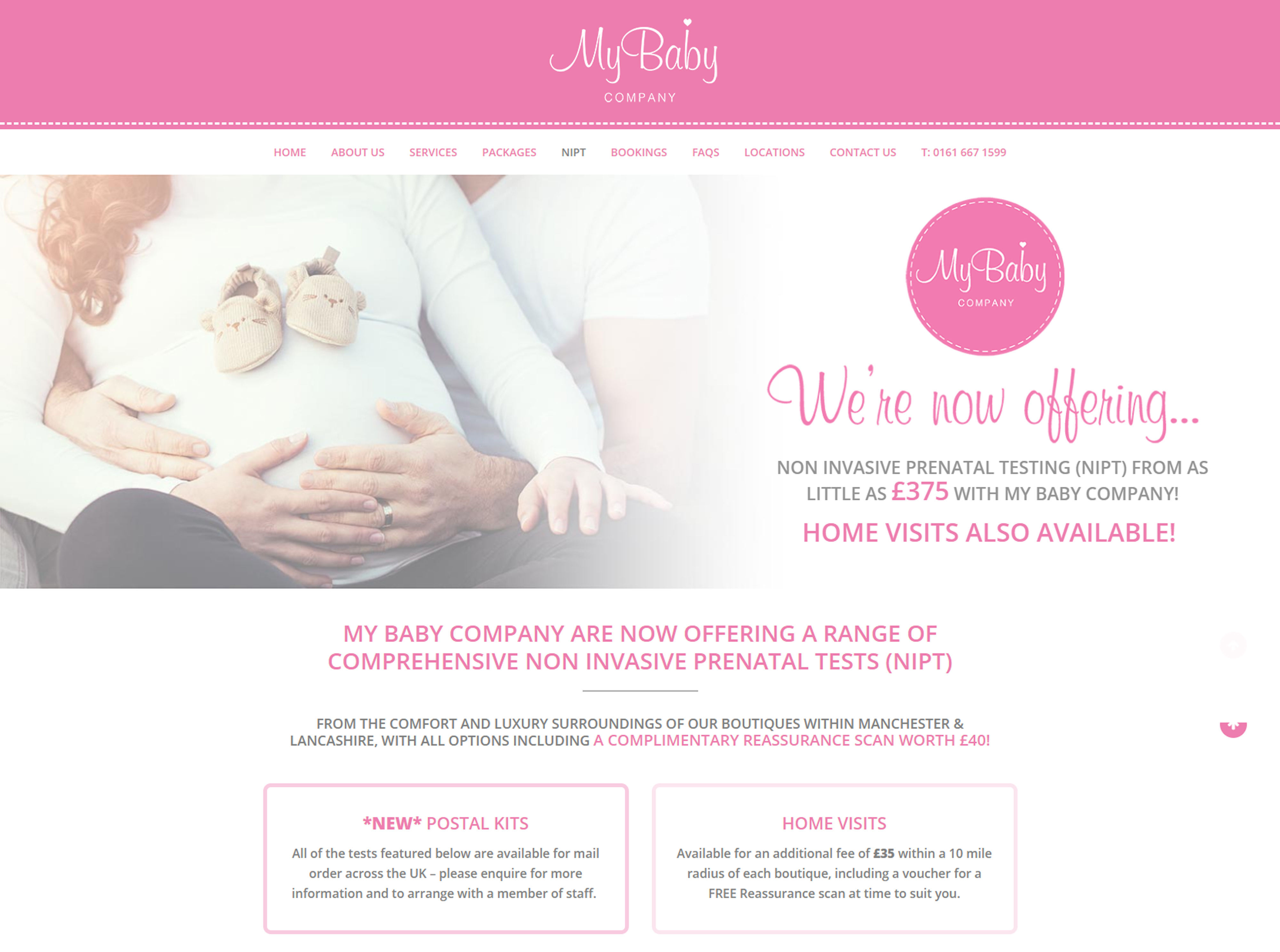 The My Baby Company website. (ASA/PA)