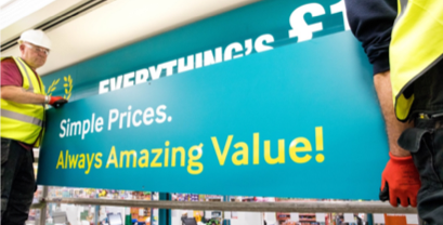 The new Poundland branding. (Poundland/PA)