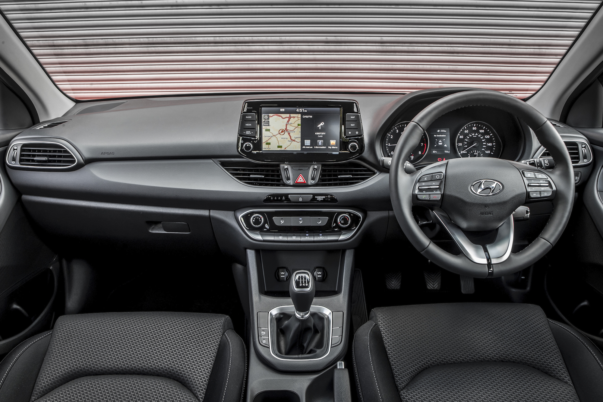The i30's cabin is solidly made with several soft-touch materials
