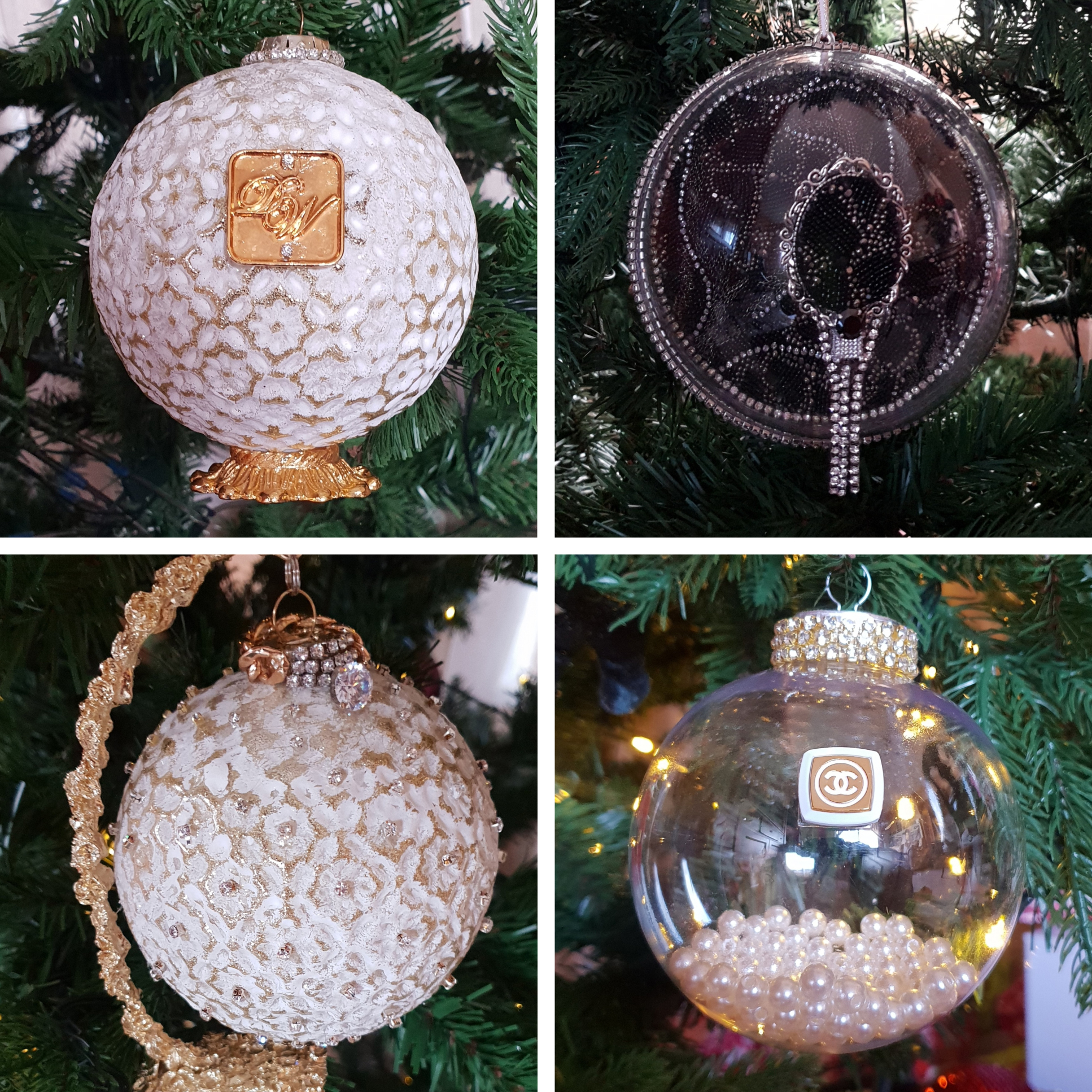 Baubles collage