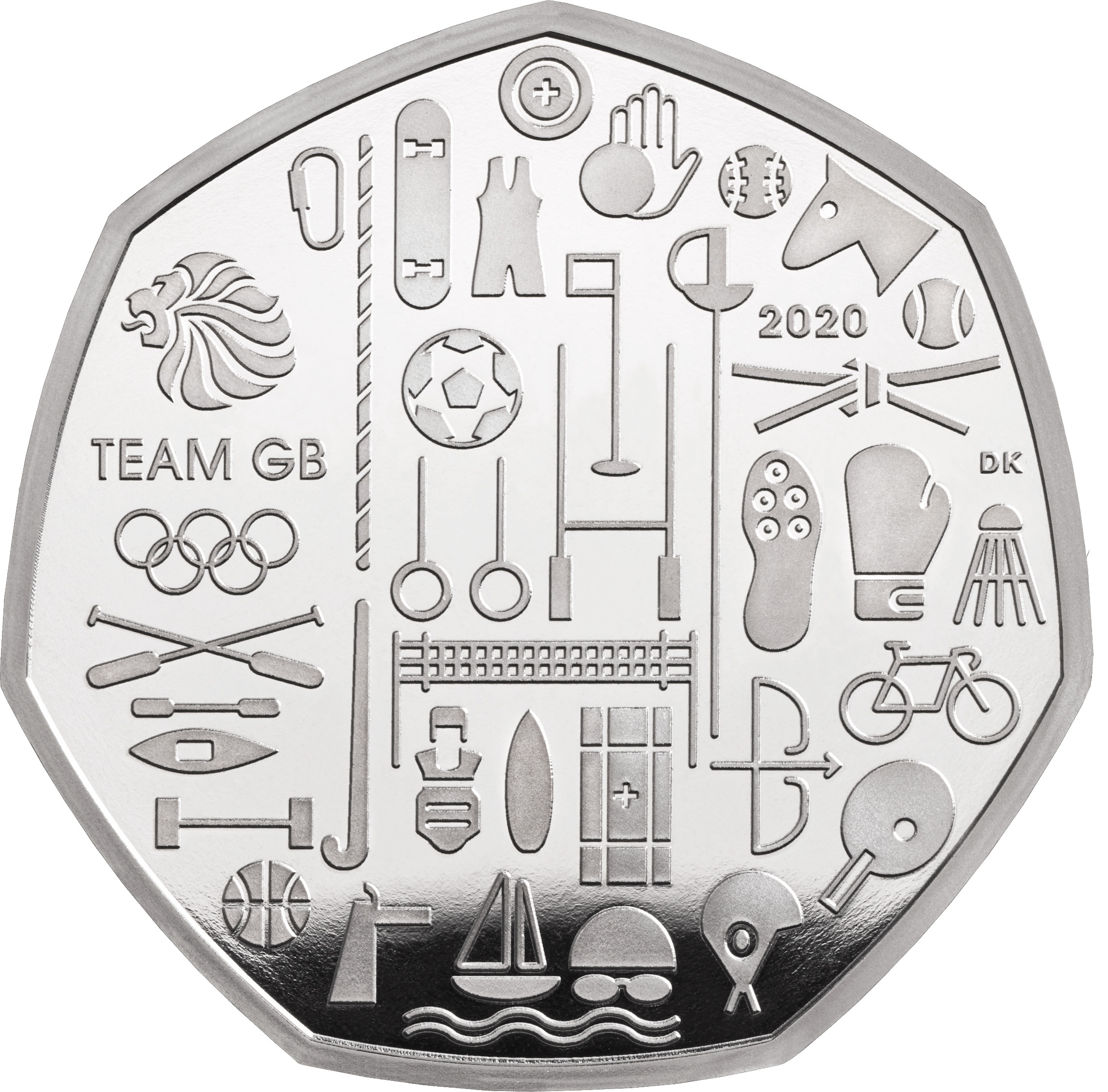 The 50p coin for Team GB (The Royal Mint/PA Wire)
