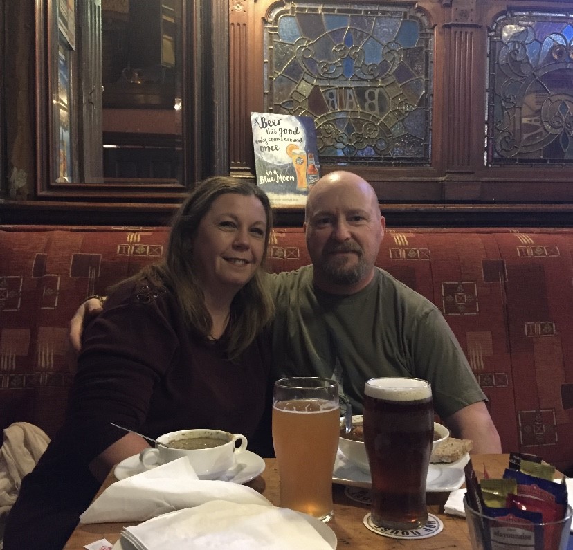 Darren Crumpler and wife Emma