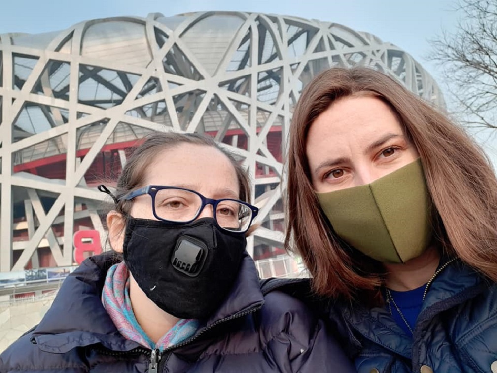 The women had been enjoying a holiday in Beijing