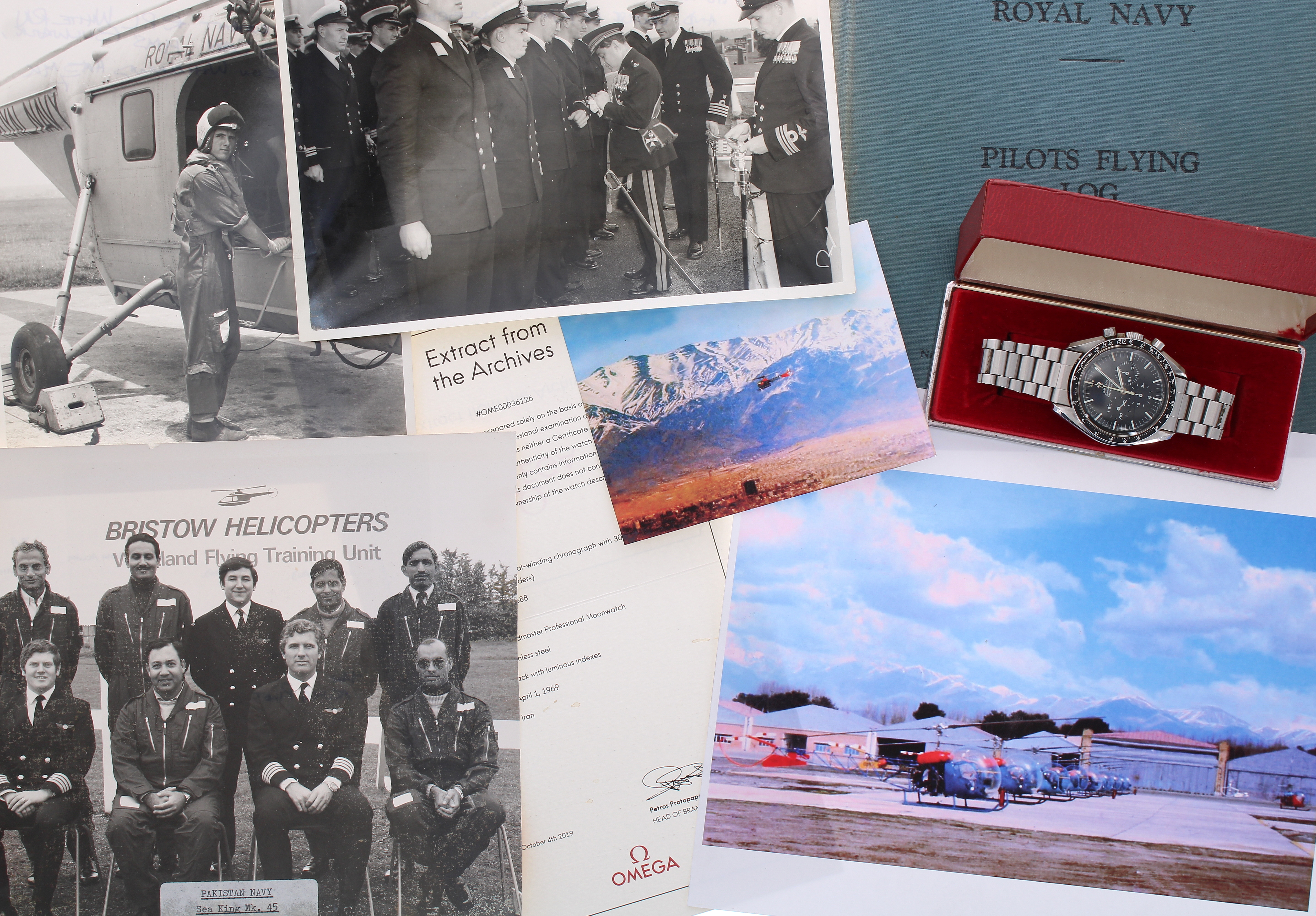 Also going under the hammer is Mr White's memorabilia
