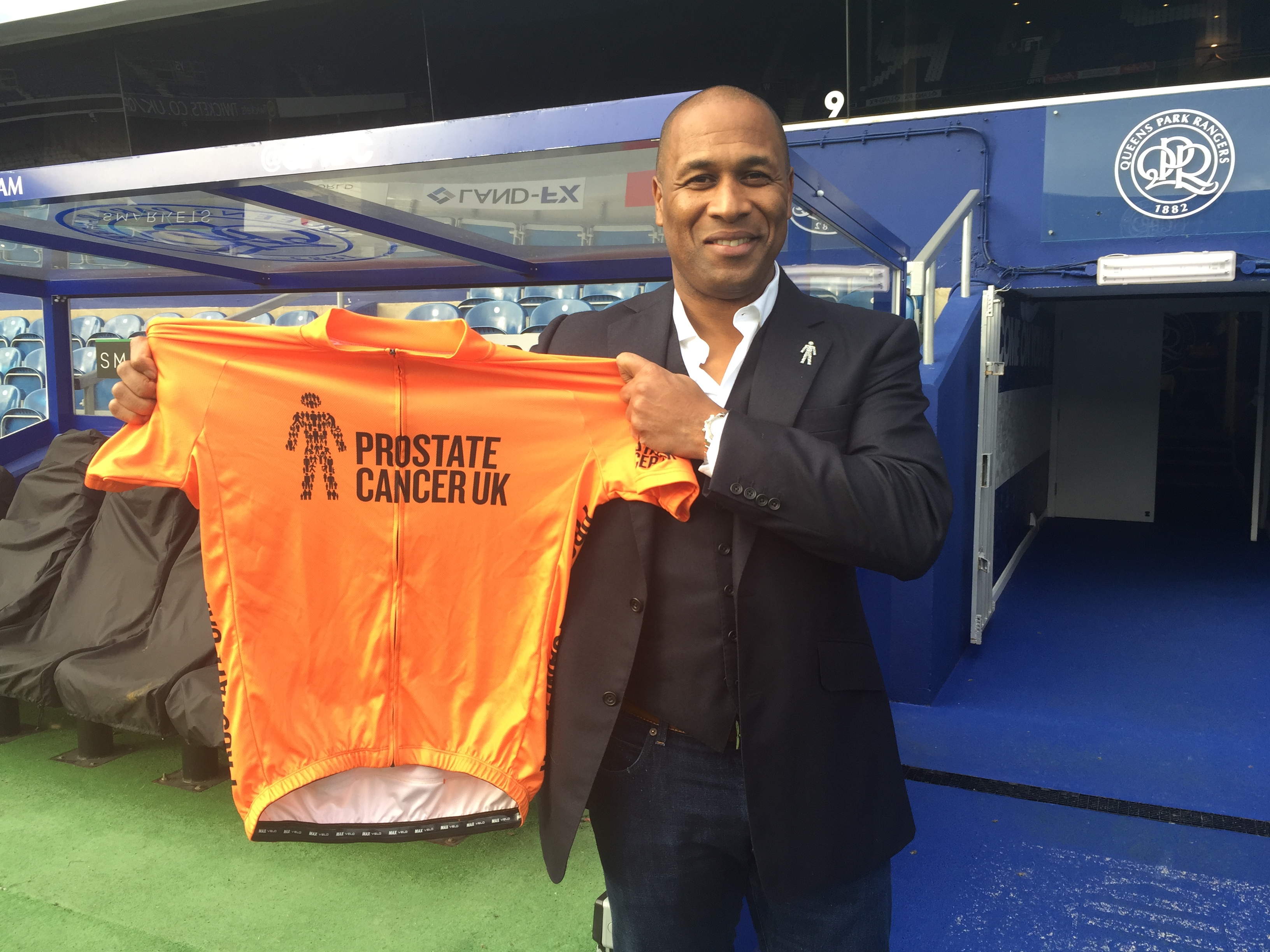 QPR director of football Les Ferdinand is an ambassador for Prostate Cancer UK