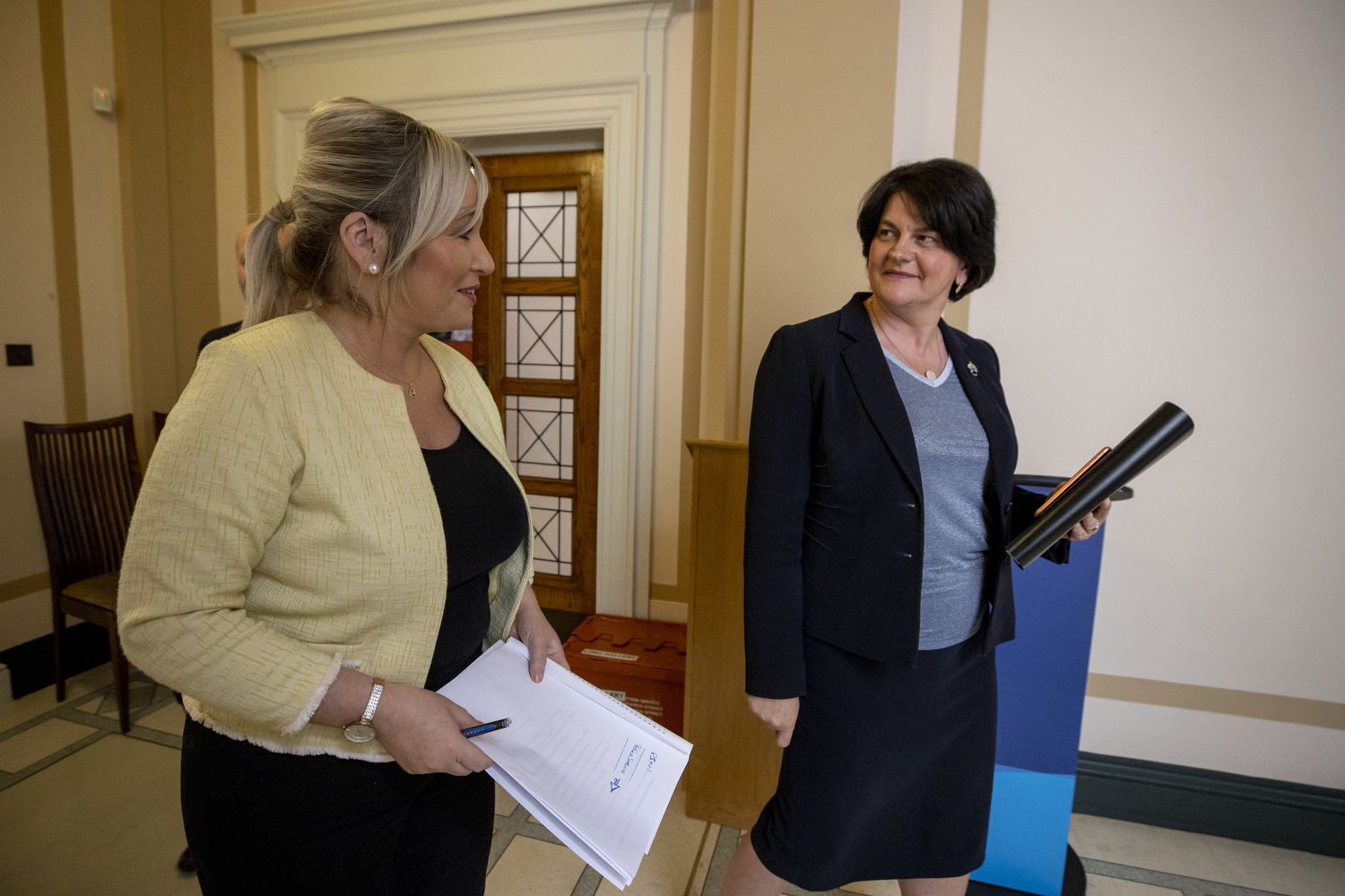 Michelle O'Neill and Arlene Foster