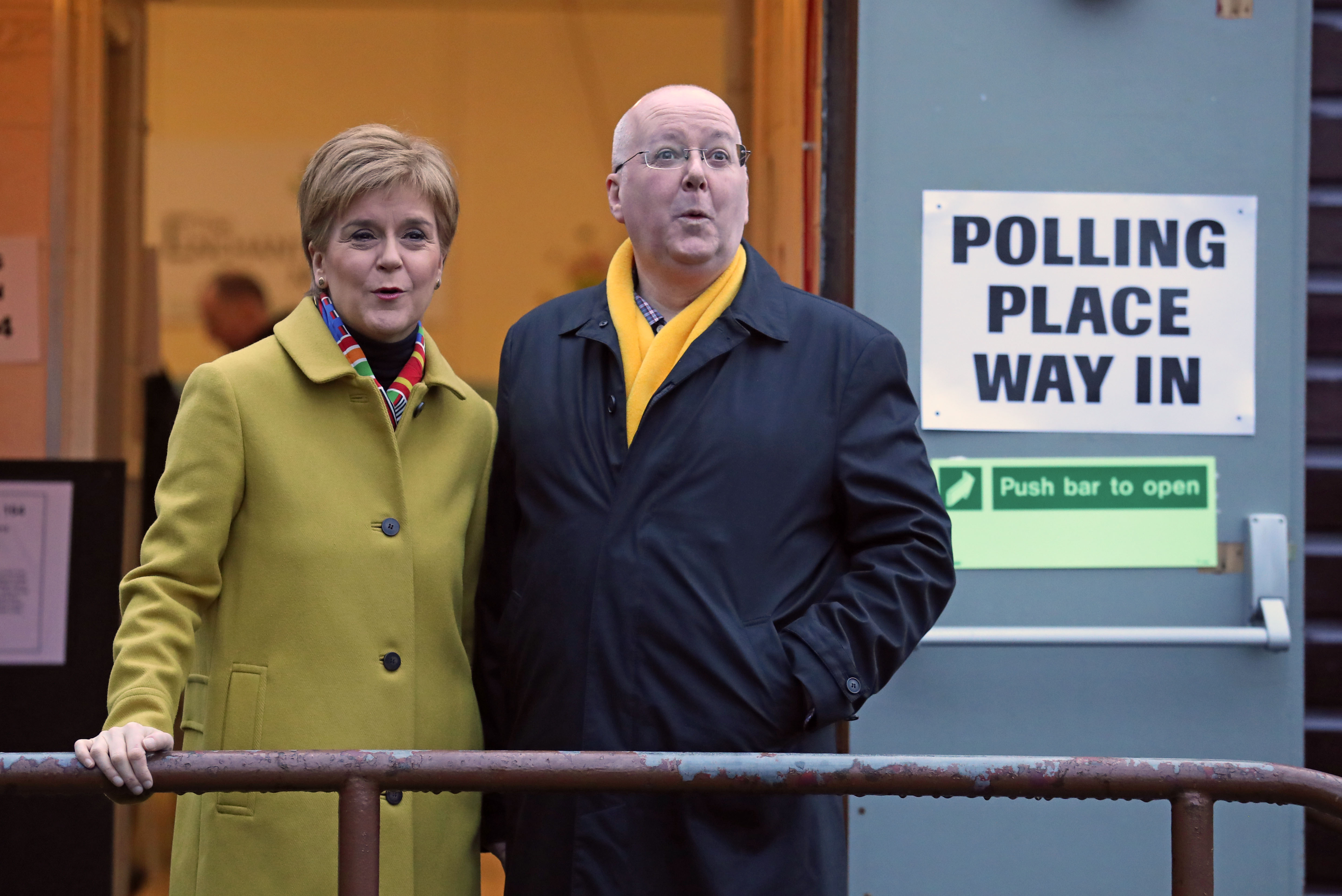 First Minister Nicola Sturgeon and her husband, SNP chief executive Peter Murrell
