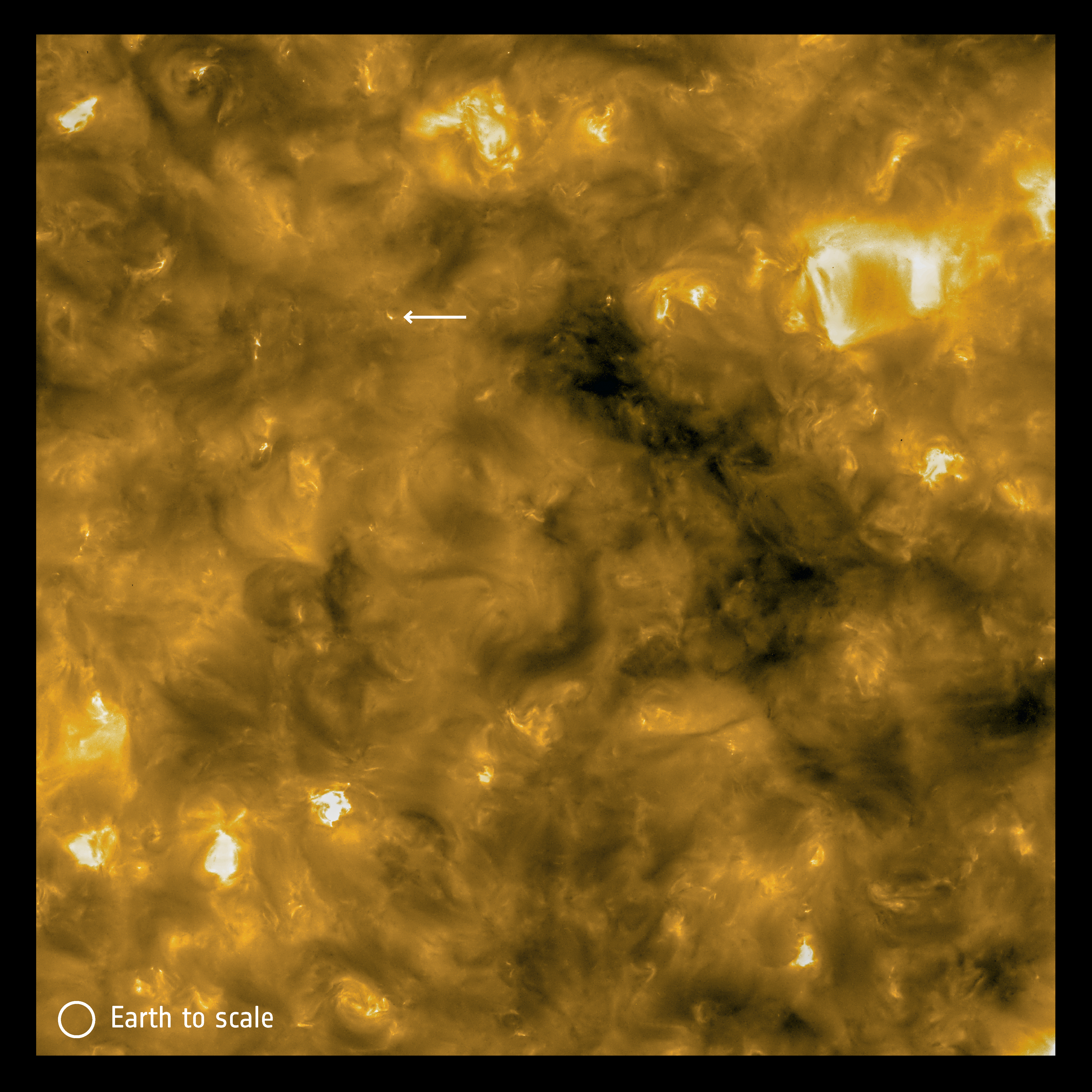 Scientists spot what they call small campfires on the surface of the Sun.