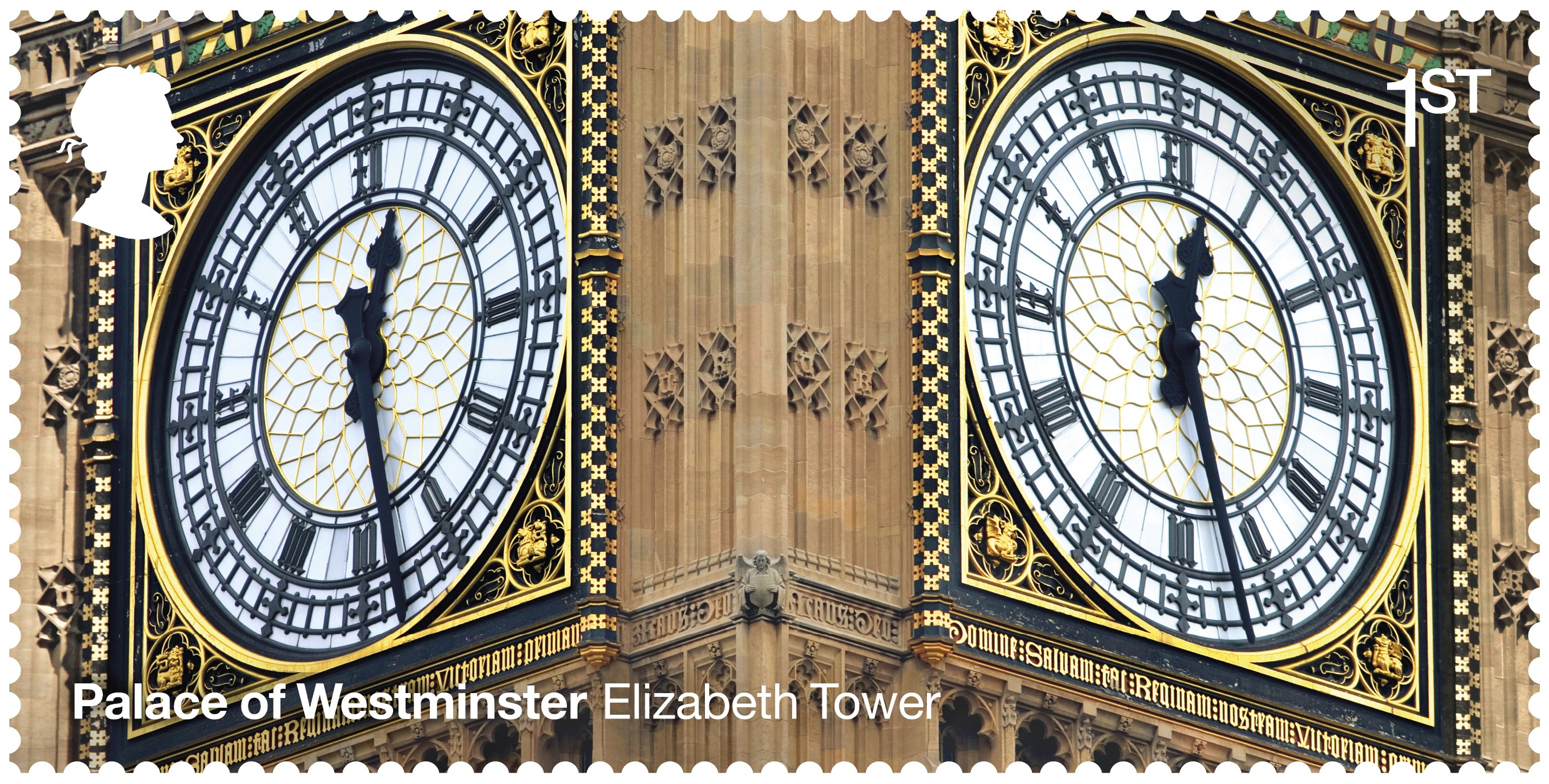 The stamps have been released to celebrate 150 years since the Palace of Westminster was rebuilt