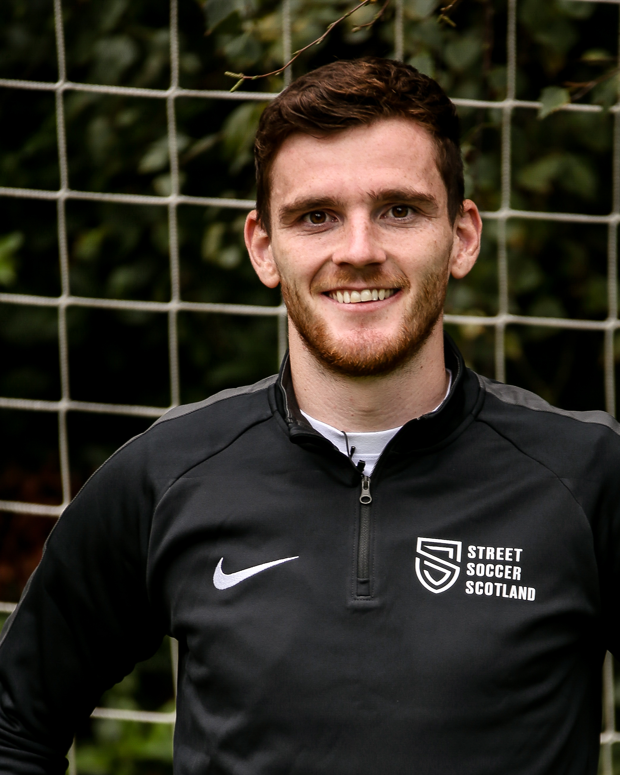 Andy Robertson has backed Street Soccer Scotland