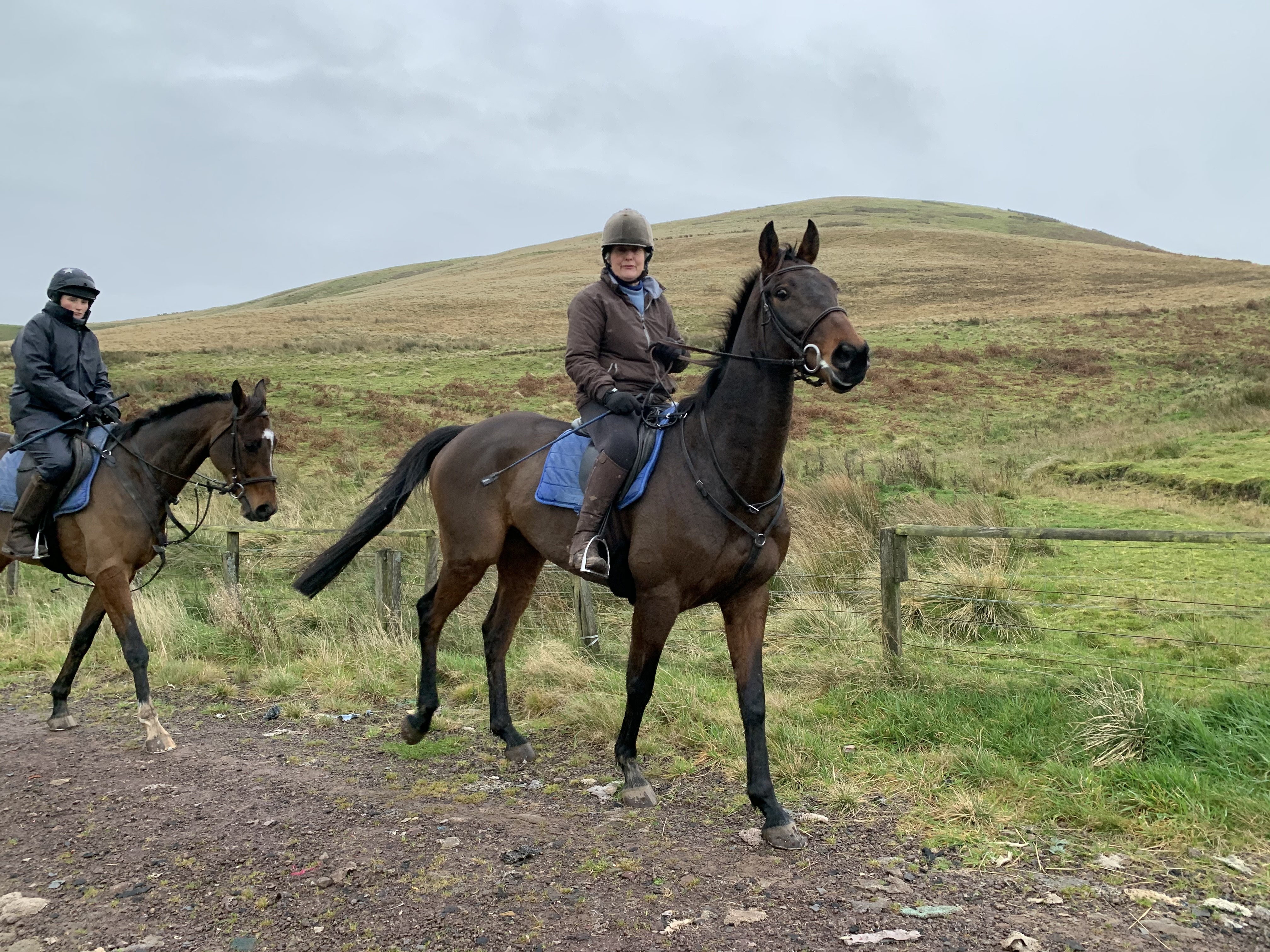 Harriet Graham aboard her big-race hope Aye Right
