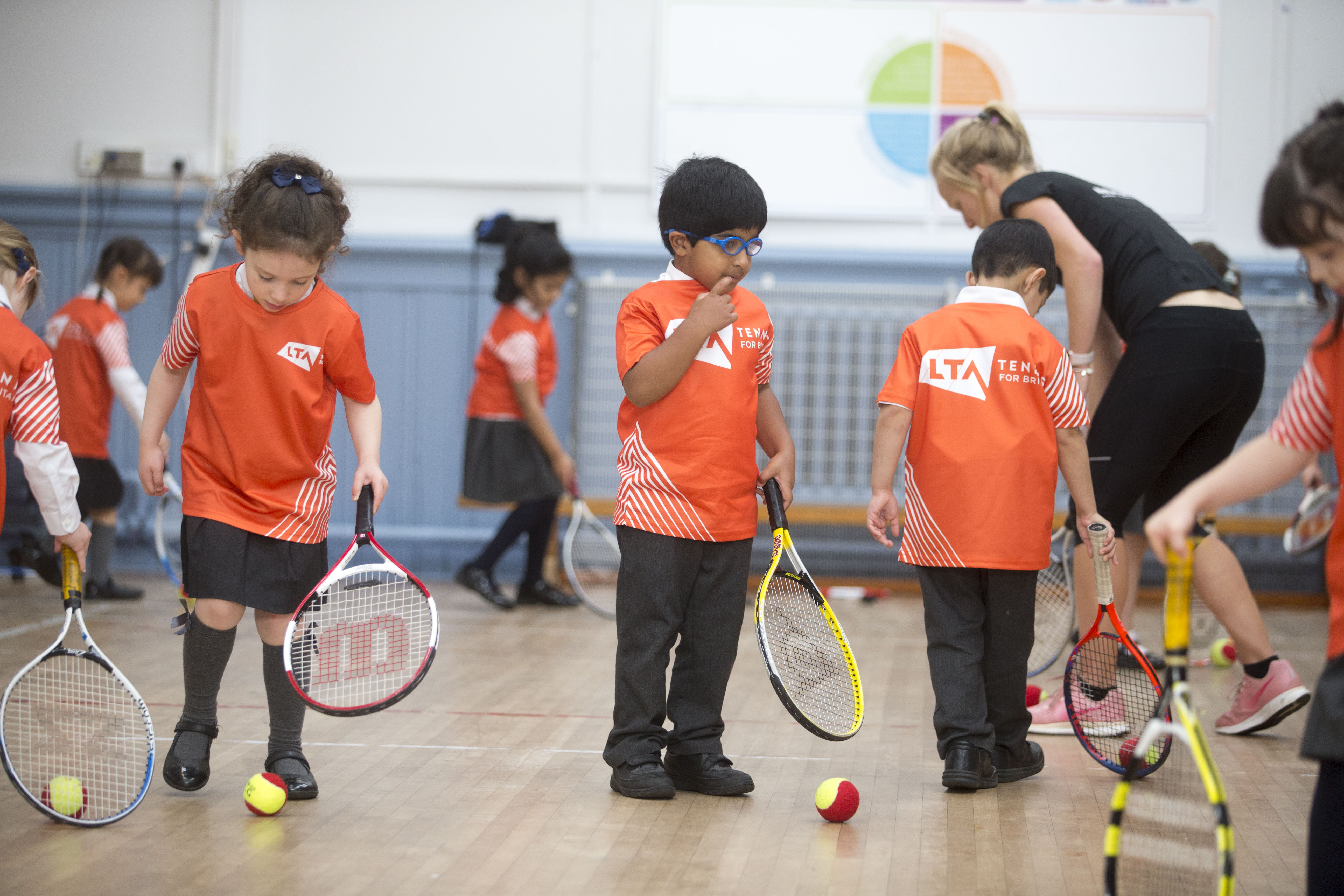 Almost 100,000 children have taken part in Tennis for Kids in the UK