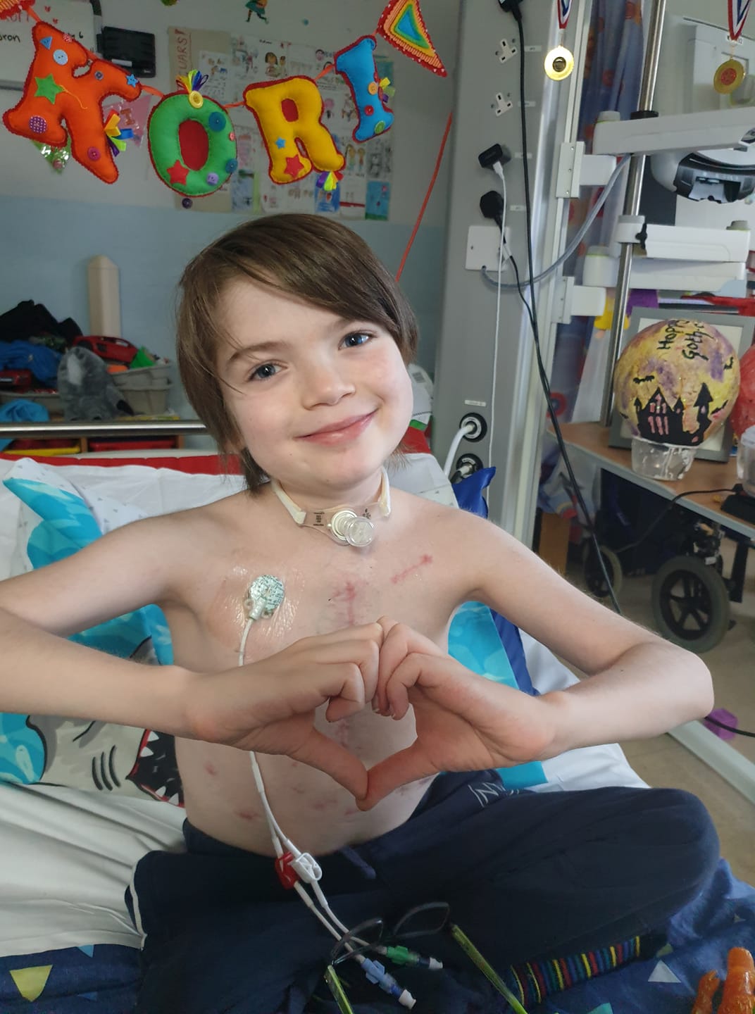 Kori in hospital