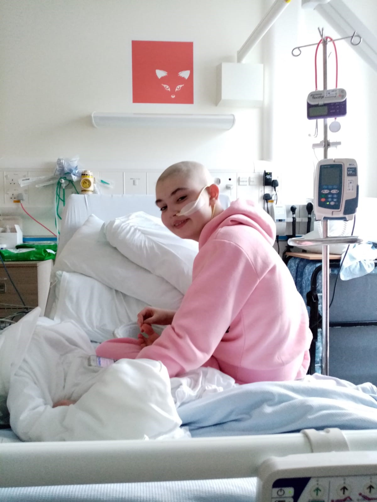 Abbe in hospital