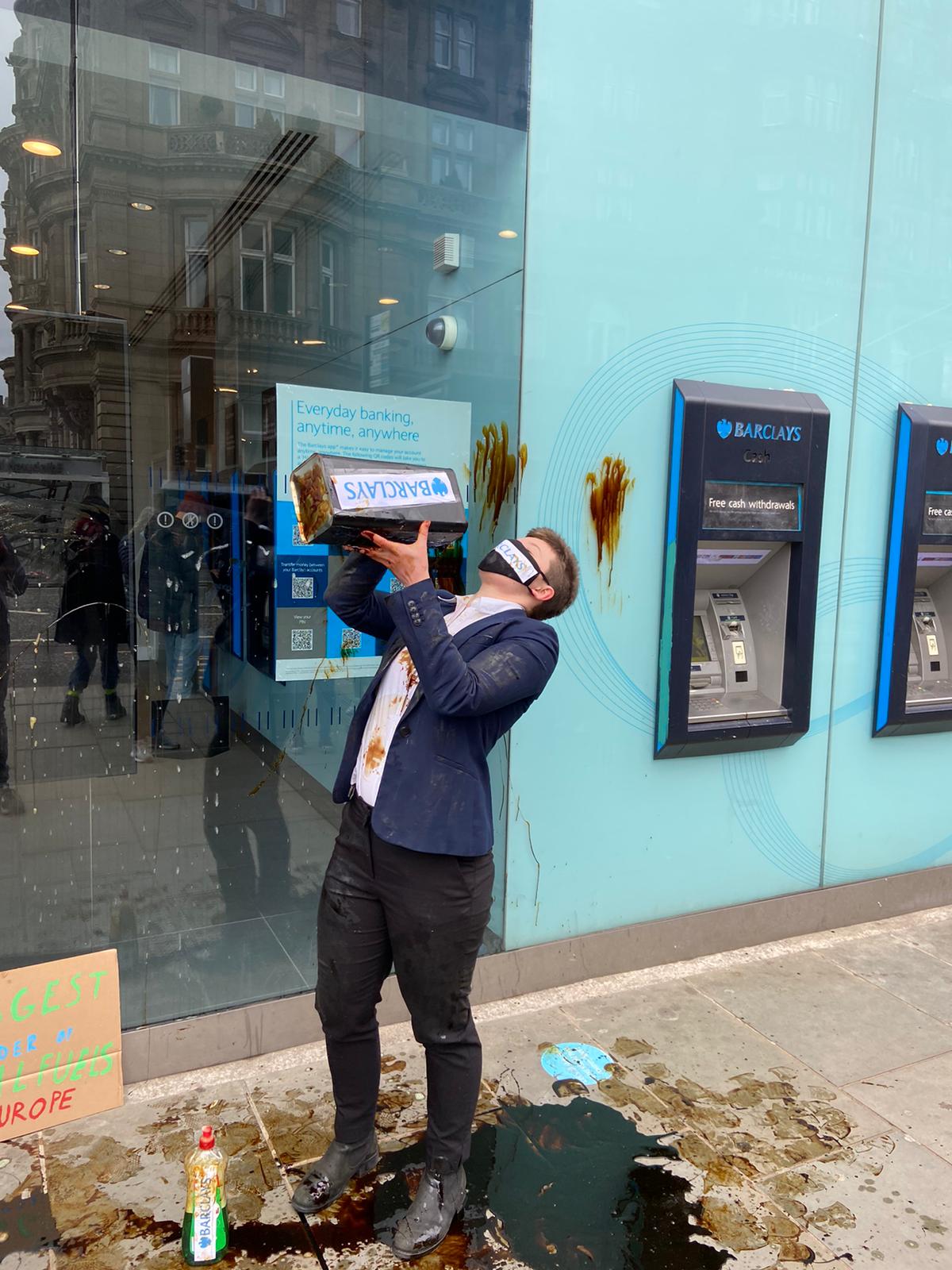 XR protestor