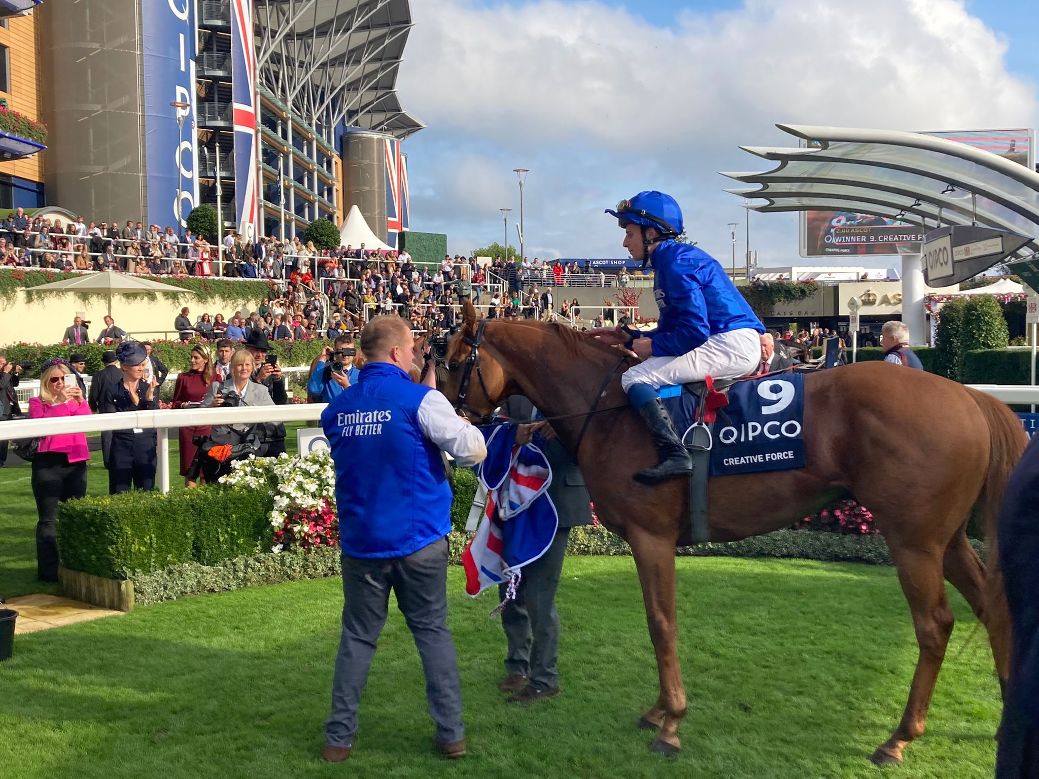 William Buick kept his title hopes alive with Creative Force