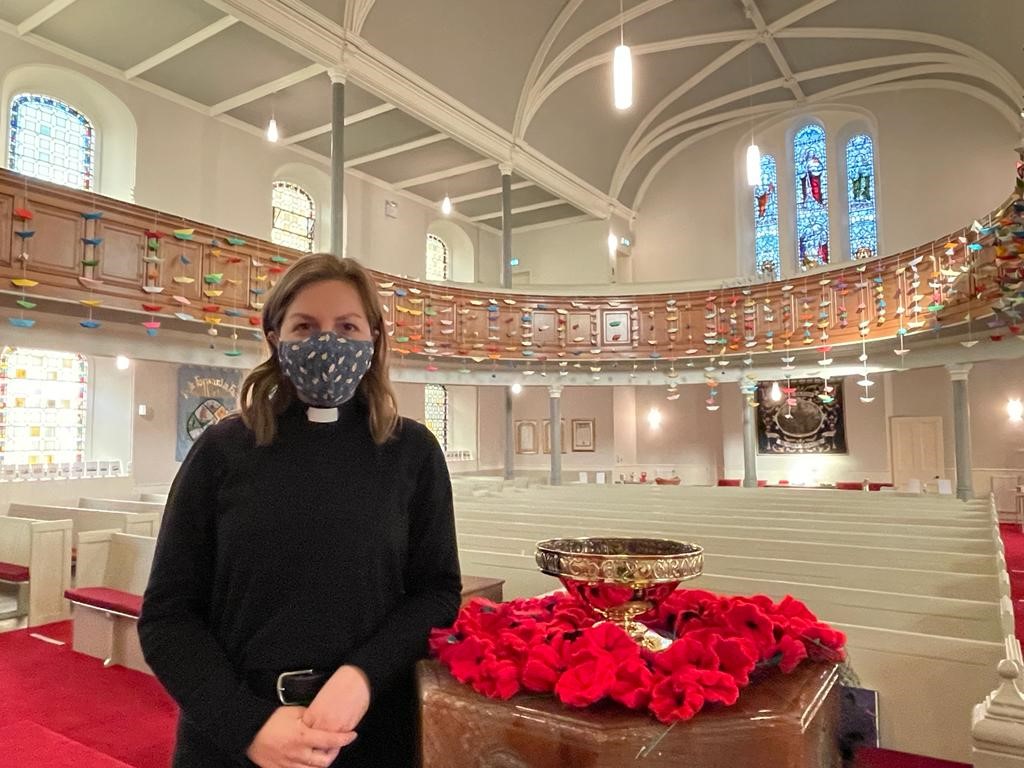 Origami church instillation