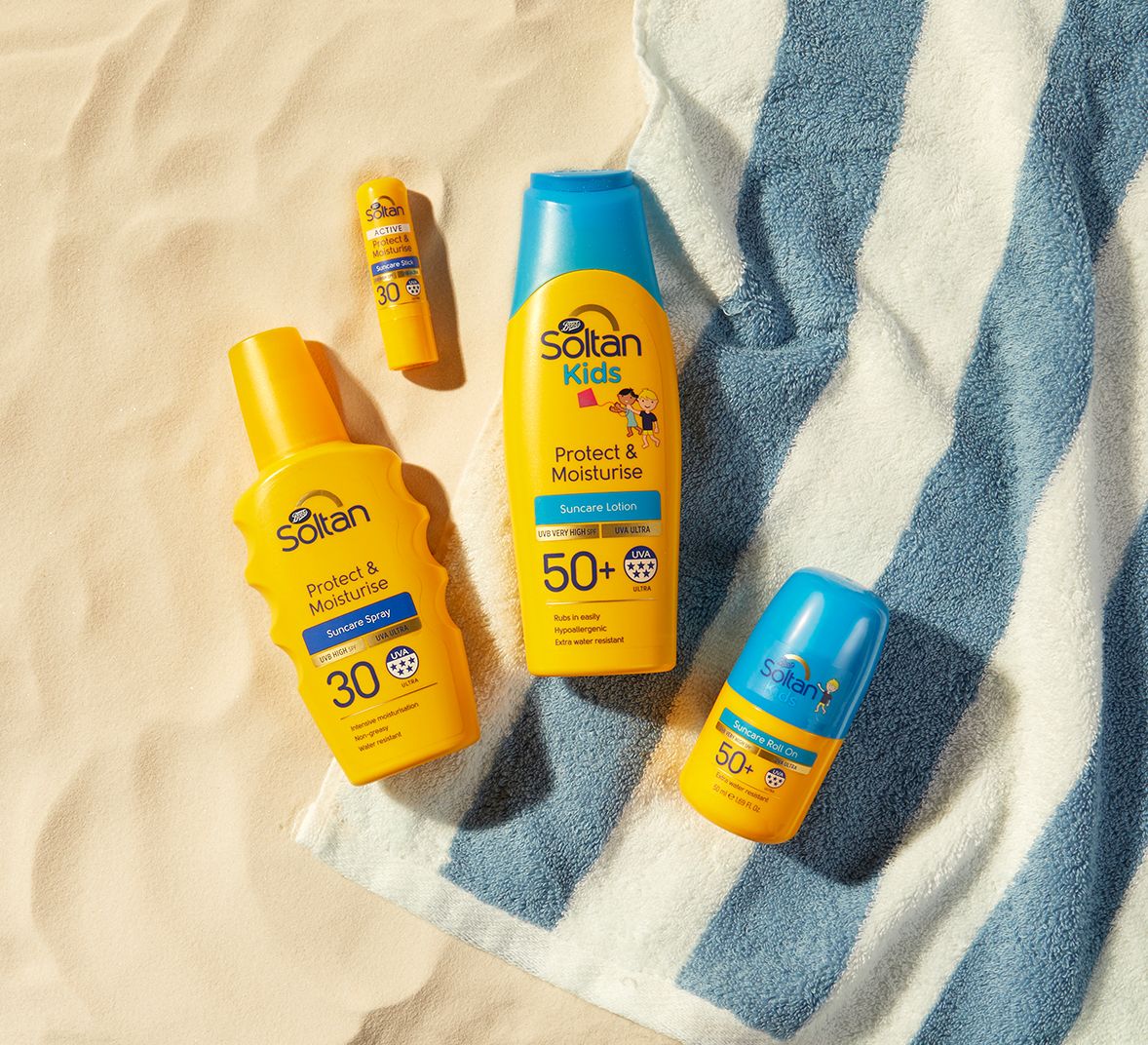 The Boots Soltan range