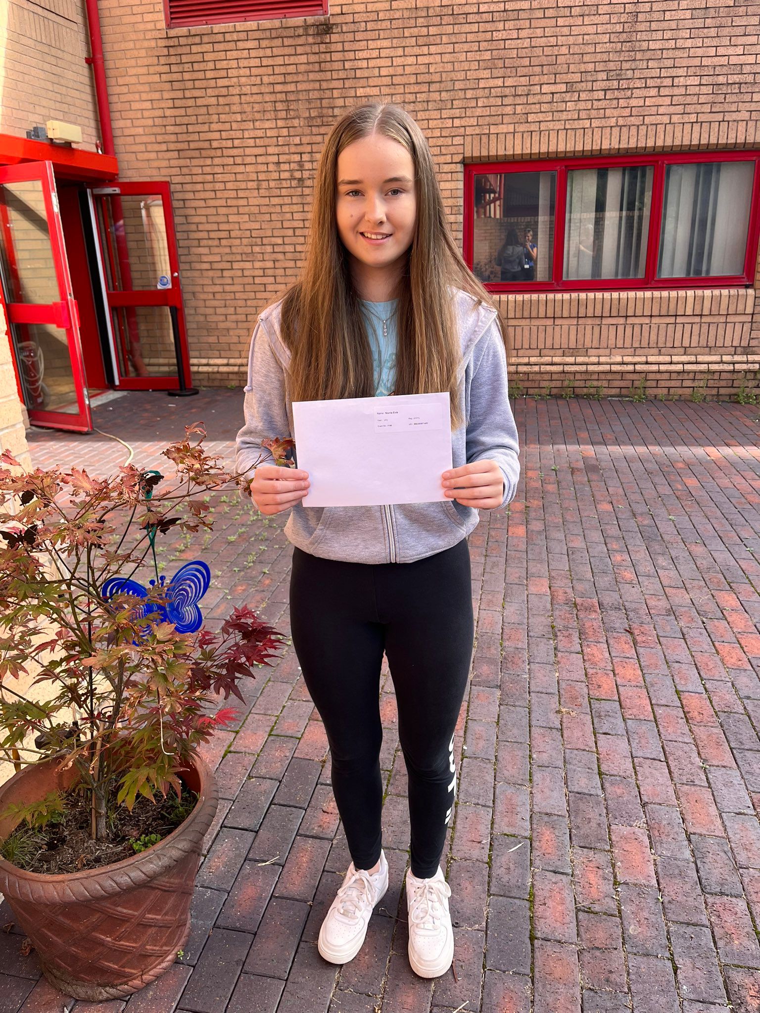 The 16-year-old pupil of Cwmtawe Community School aced her exams. (Family handout)