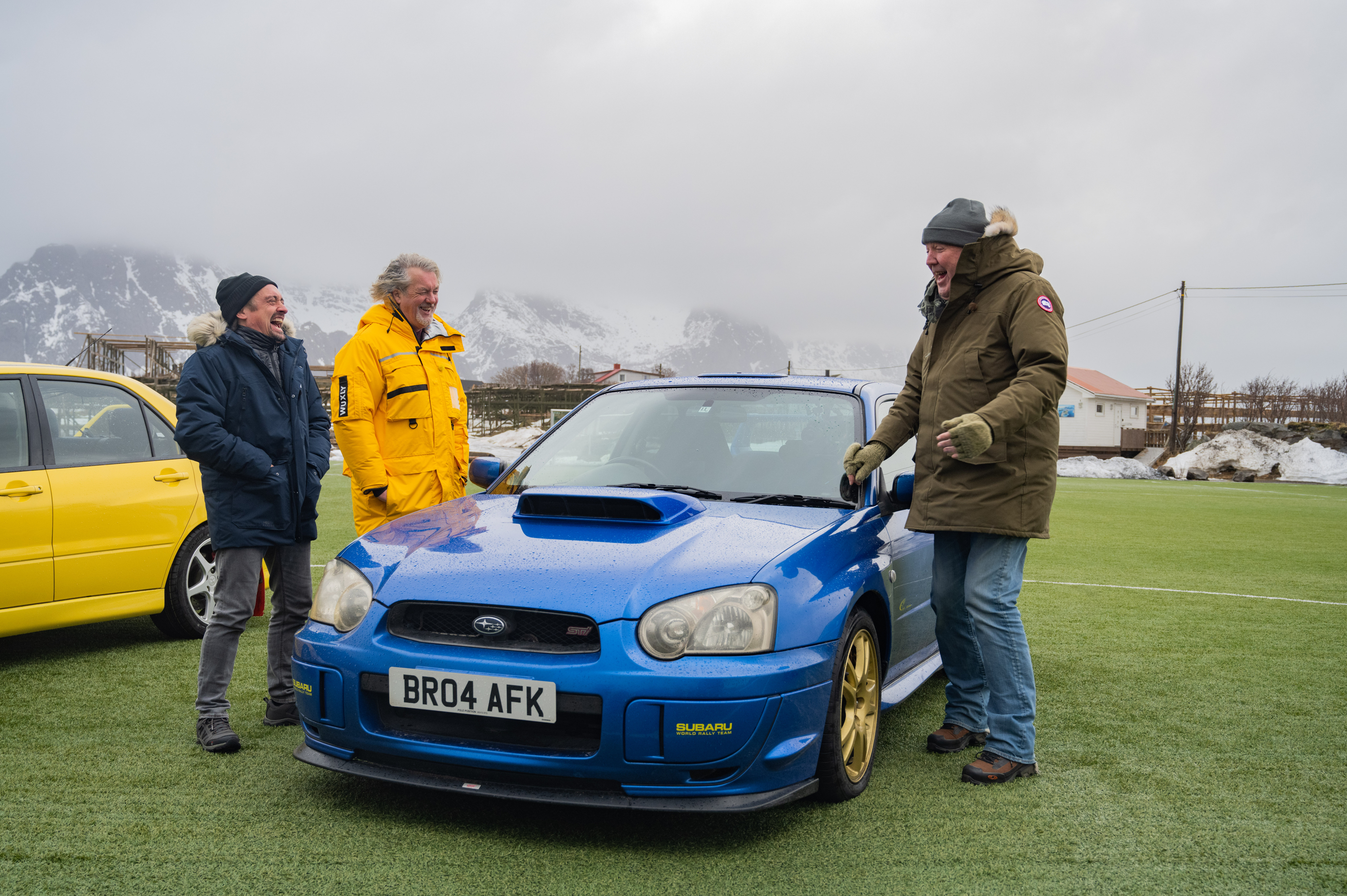 (L-R) Richard Hammond, James May, Jeremy Clarkson