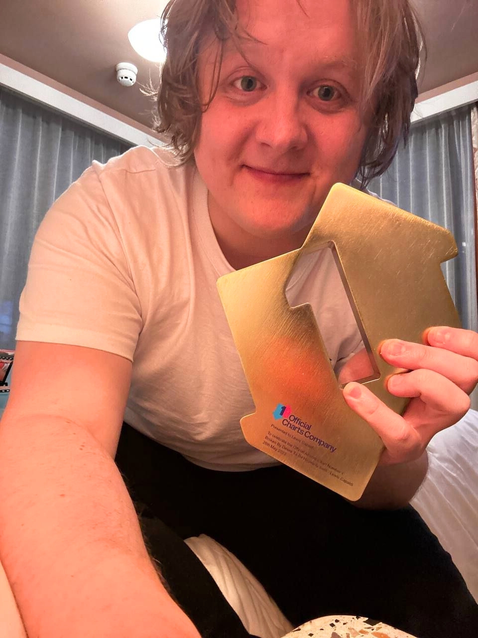 Lewis Capaldi's album has gone to number one on the charts