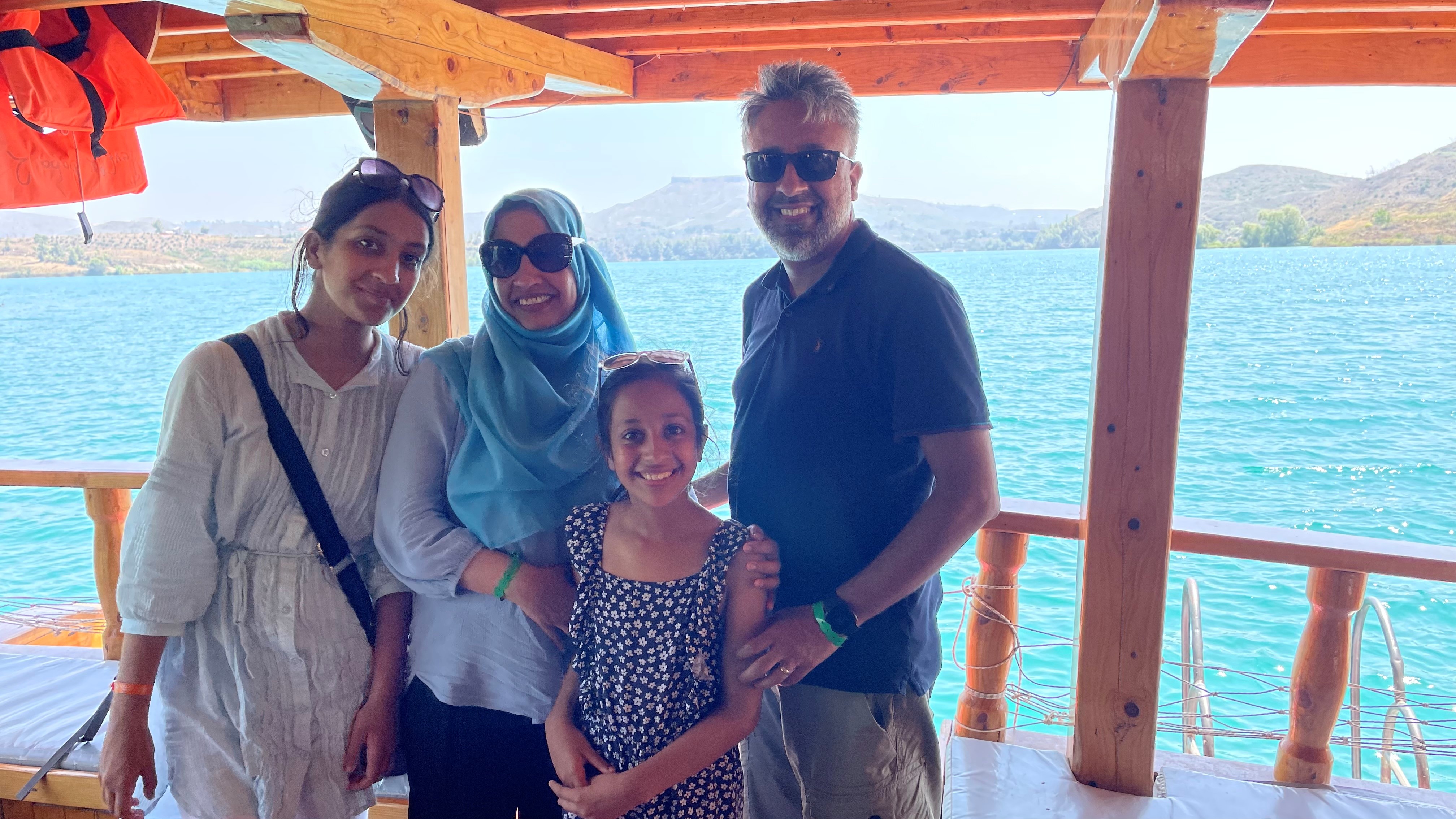 Family of four in Turkey