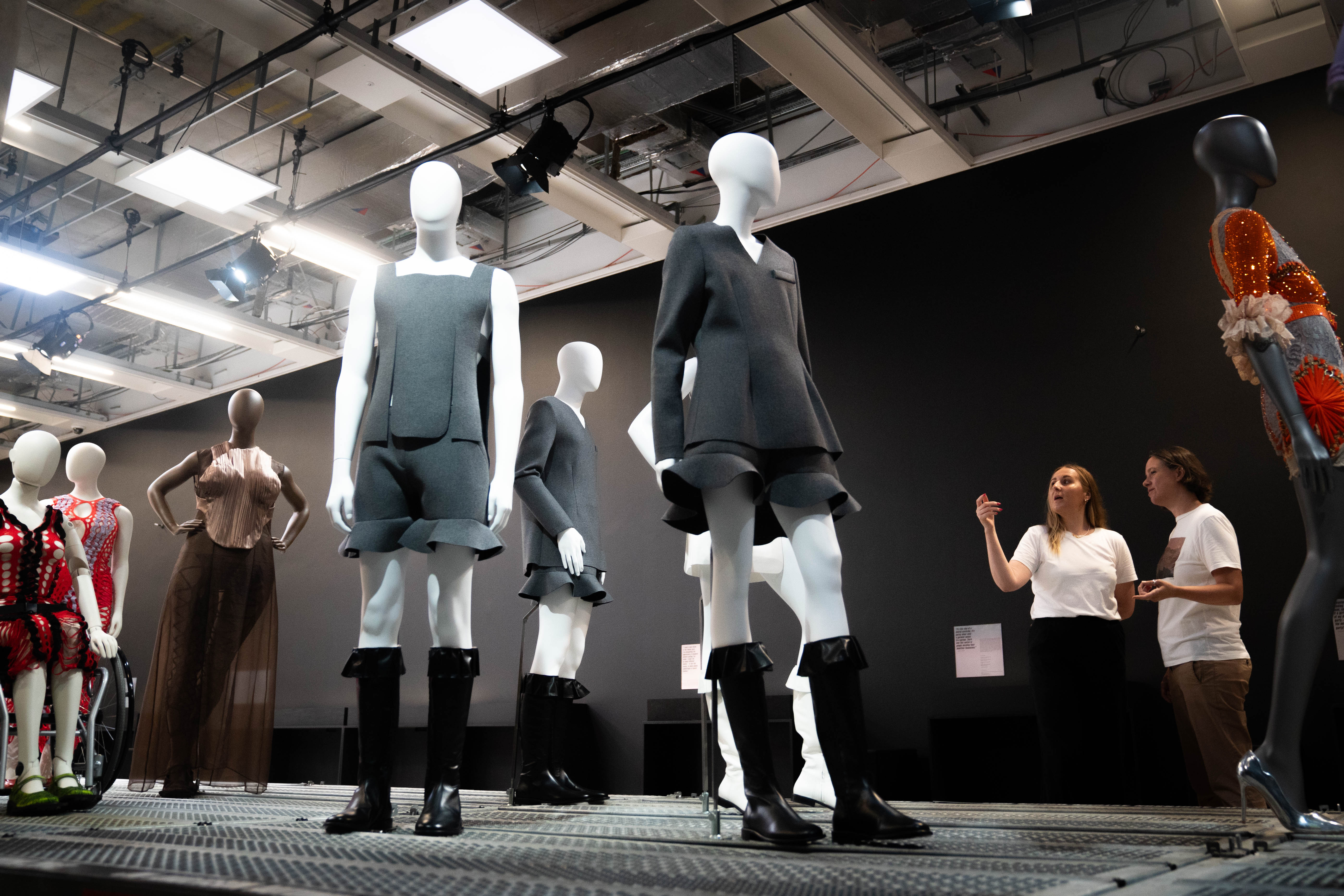 Outfits by JW Anderson feature in the Design Museum's new fashion exhibition