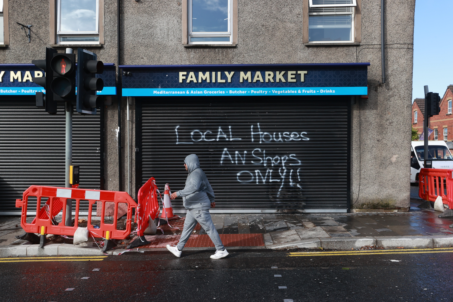Racist graffiti attack