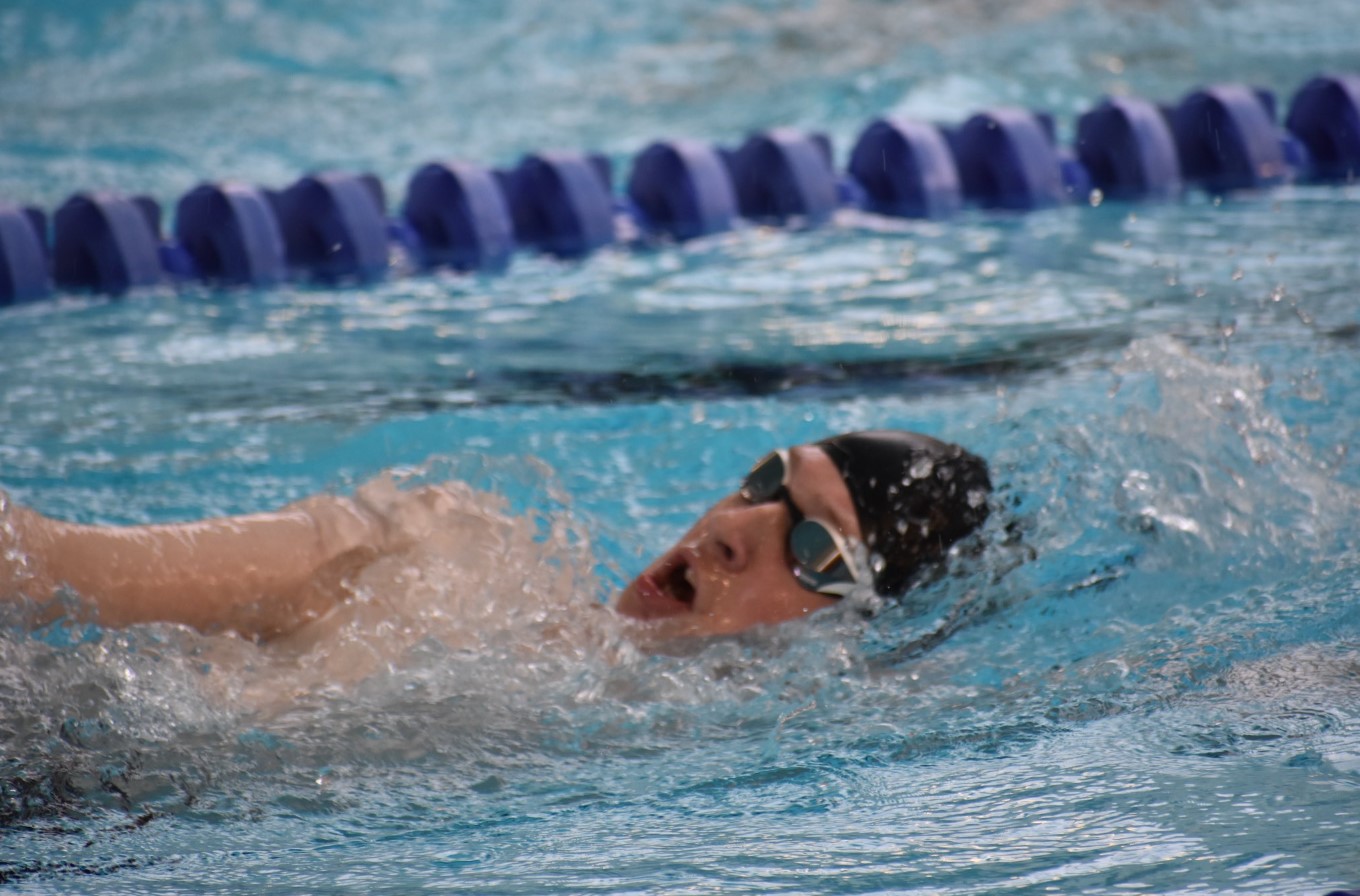 Deaf swimmer Nathan Young