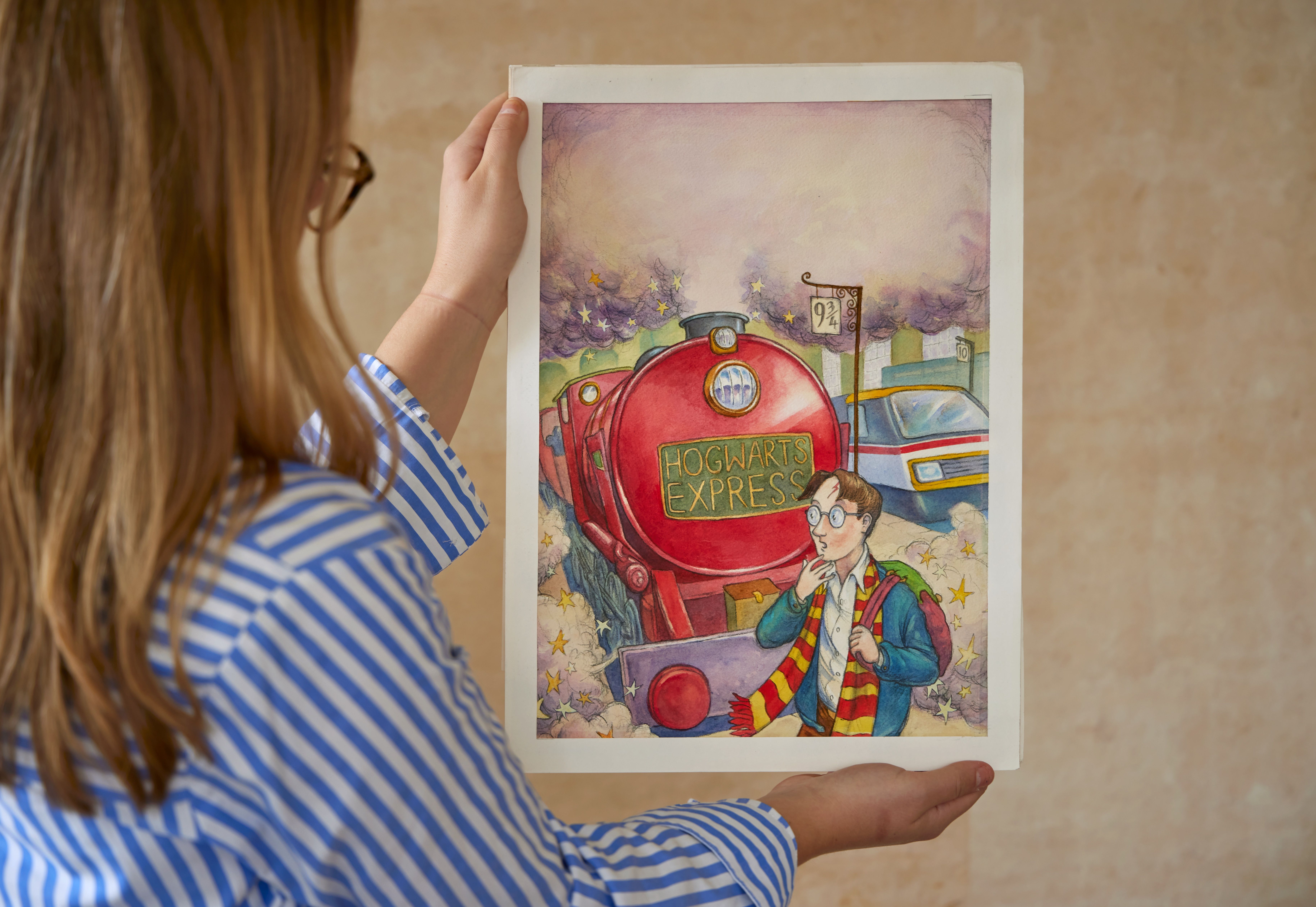 Sotheby’s will be offering the original watercolor illustration for Harry Potter and the Philosopher's Stone