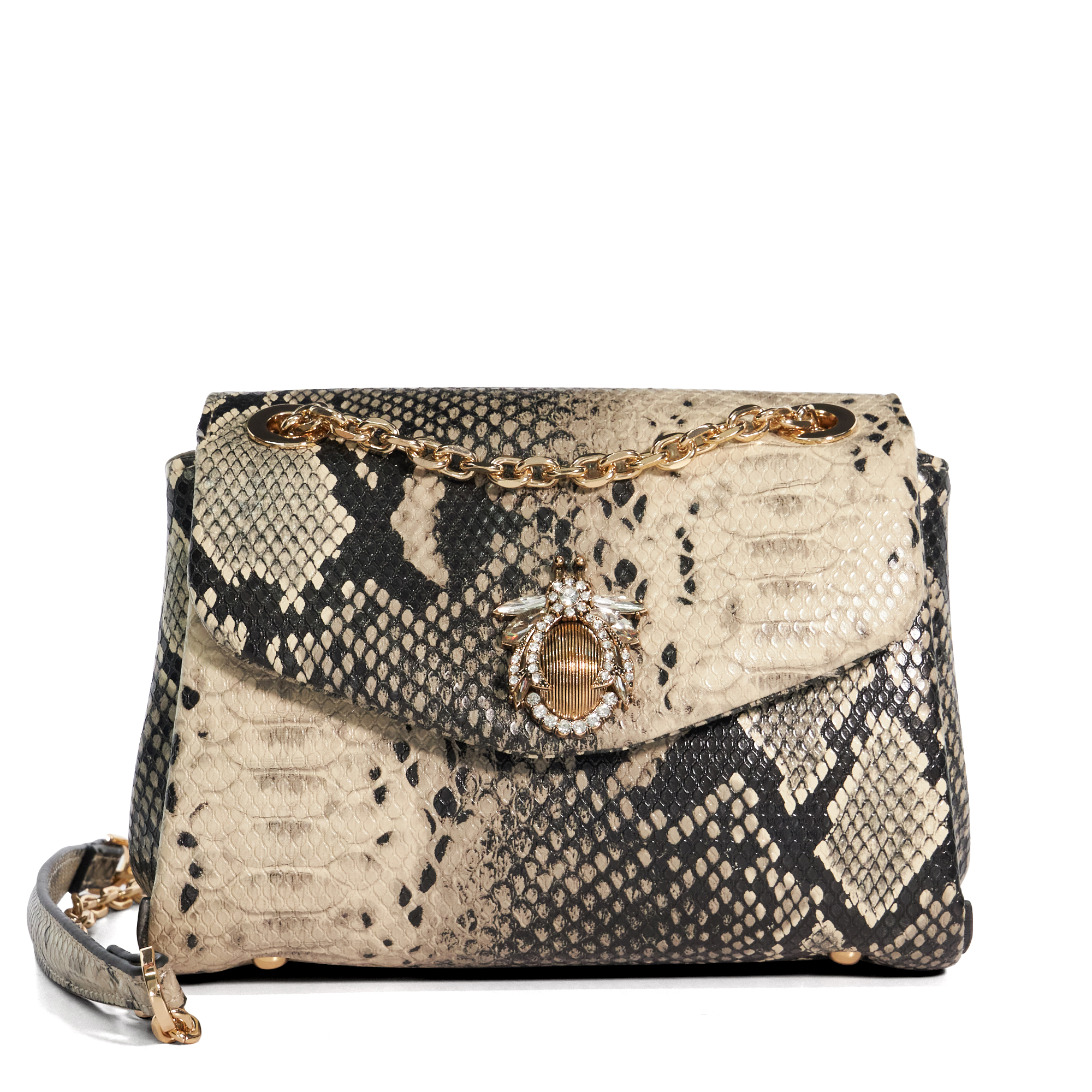 Snake print bag