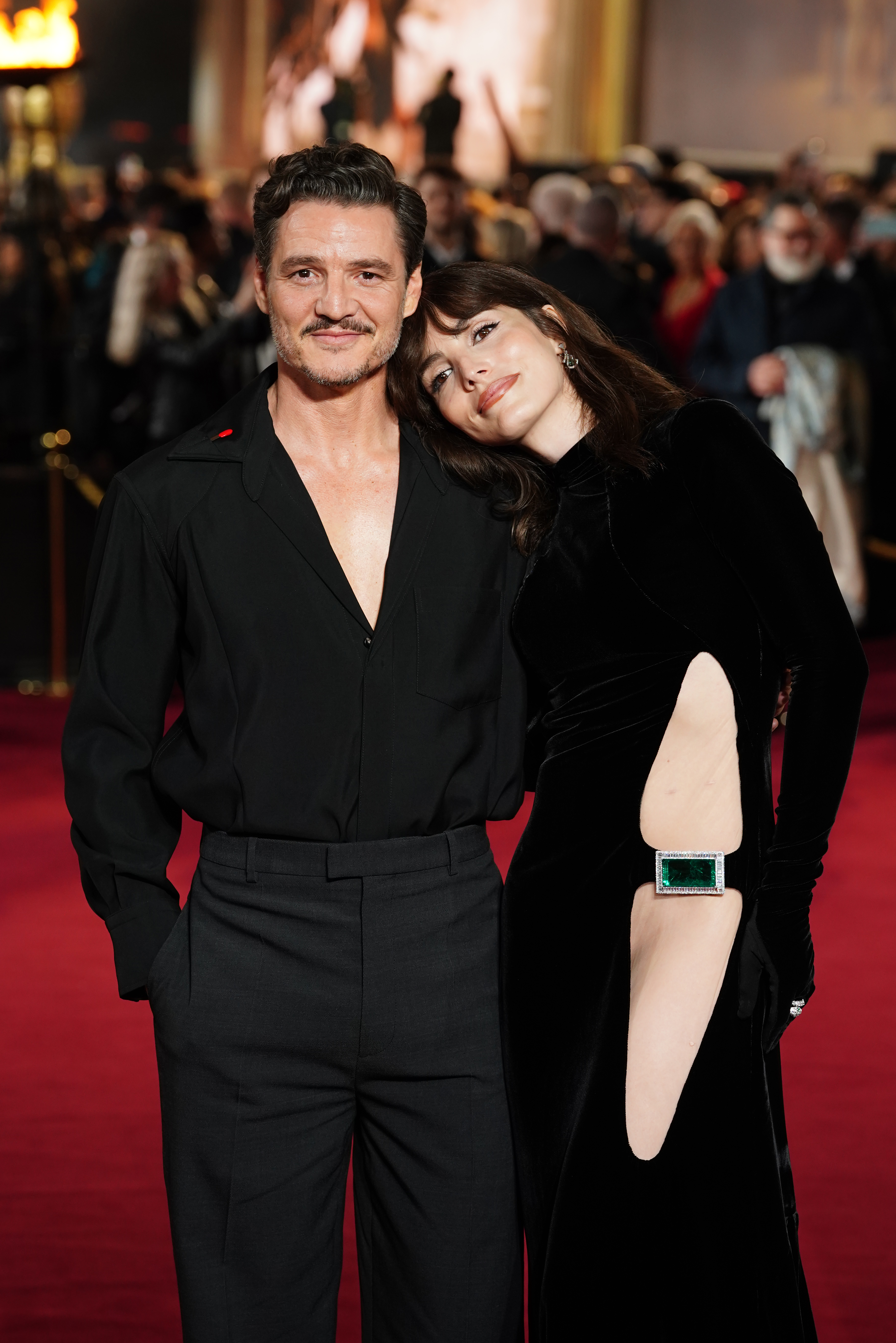 Pedro Pascal and Lux Pascal attending the Royal Film Performance and world premiere of Gladiator II