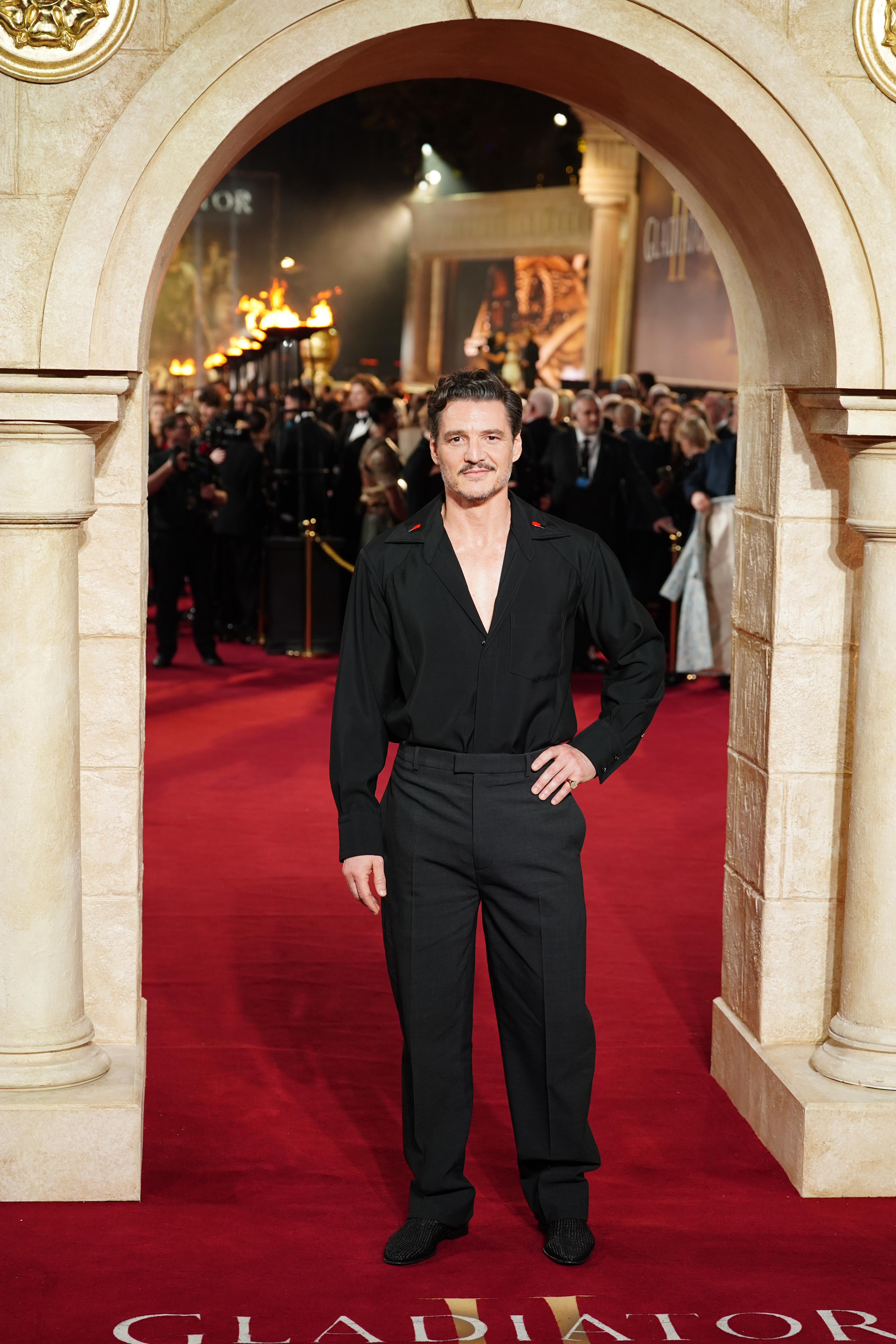 Pedro Pascal attending the Royal Film Performance