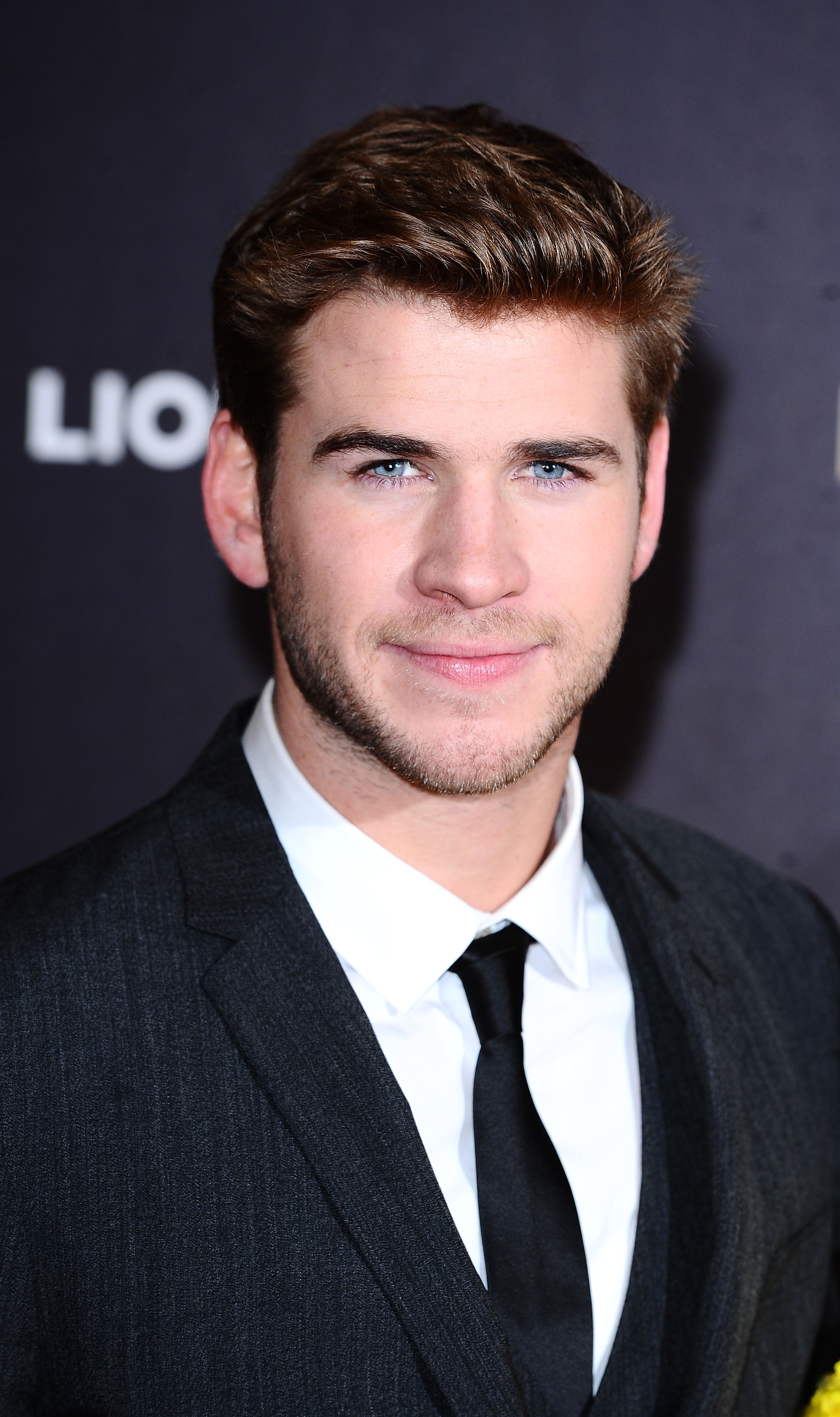 Liam Hemsworth at the premiere of The Hunger Games at the O2 in London in 2012