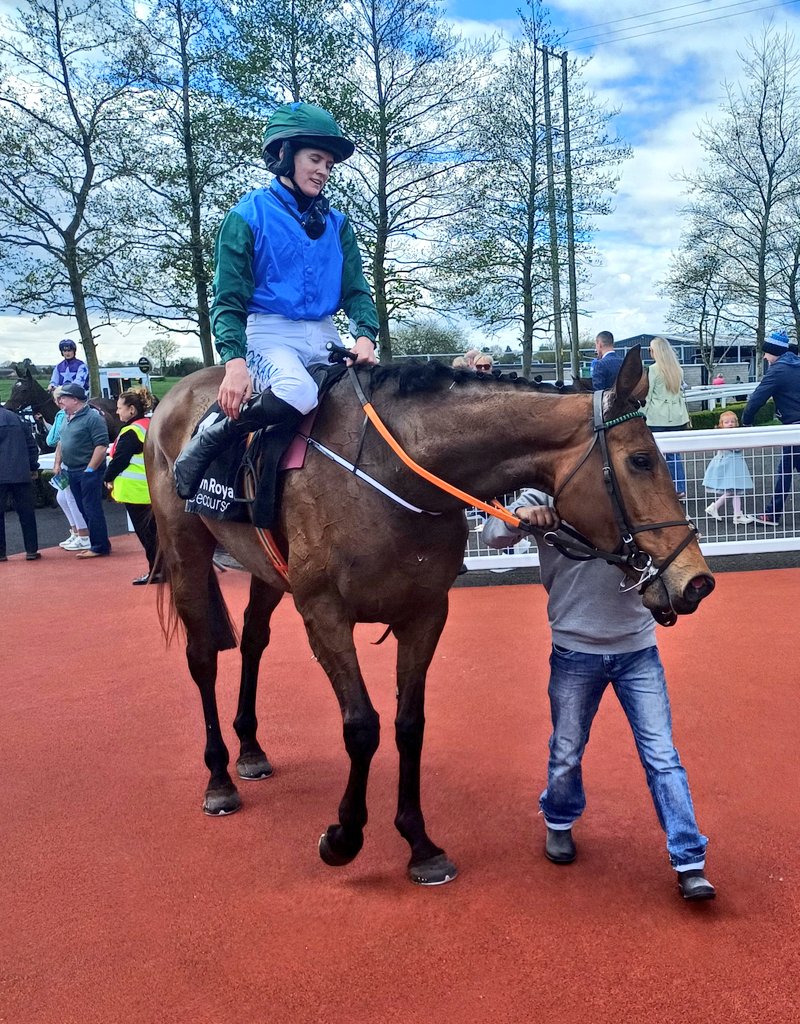 Nastya and Rachael Blackmore after winning at Down Royal