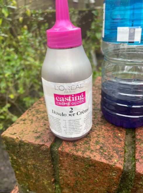 Bottle used to store acid