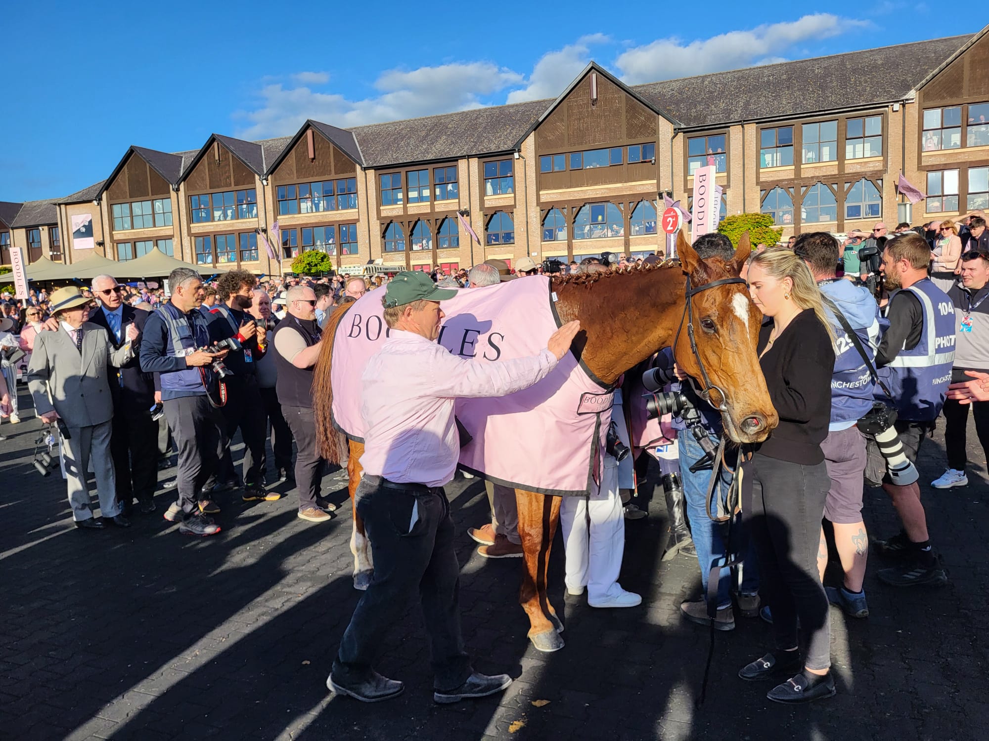 State Man following his Champion Hurdle win at Punchestown
