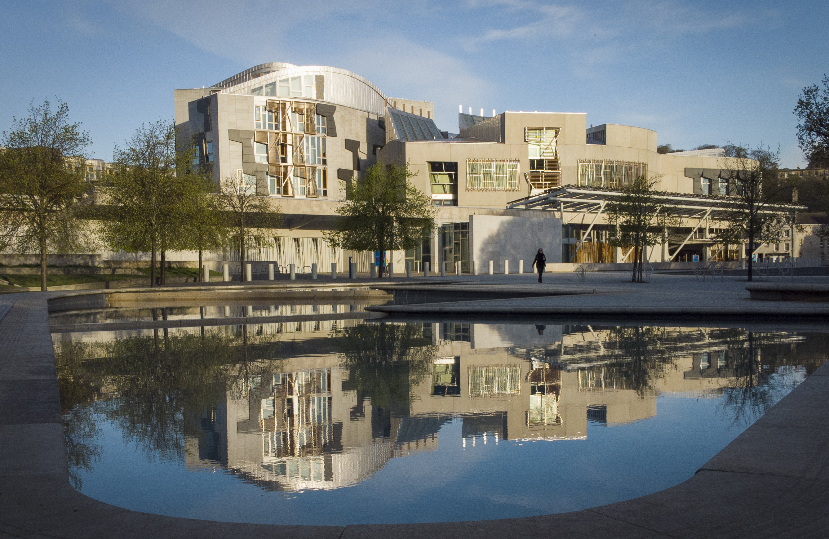 Exterior of the Scottish Parliament