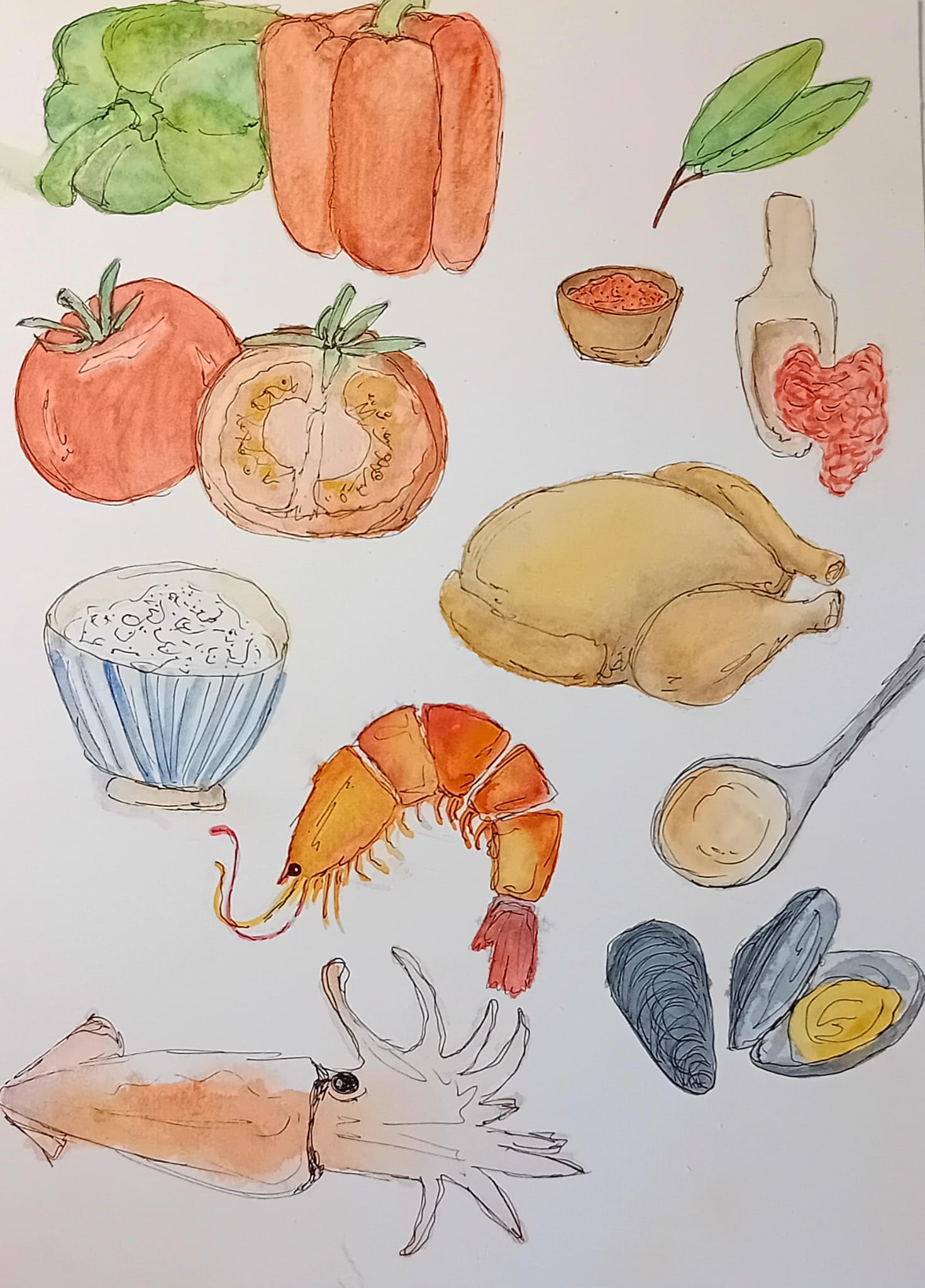 Sketches on page