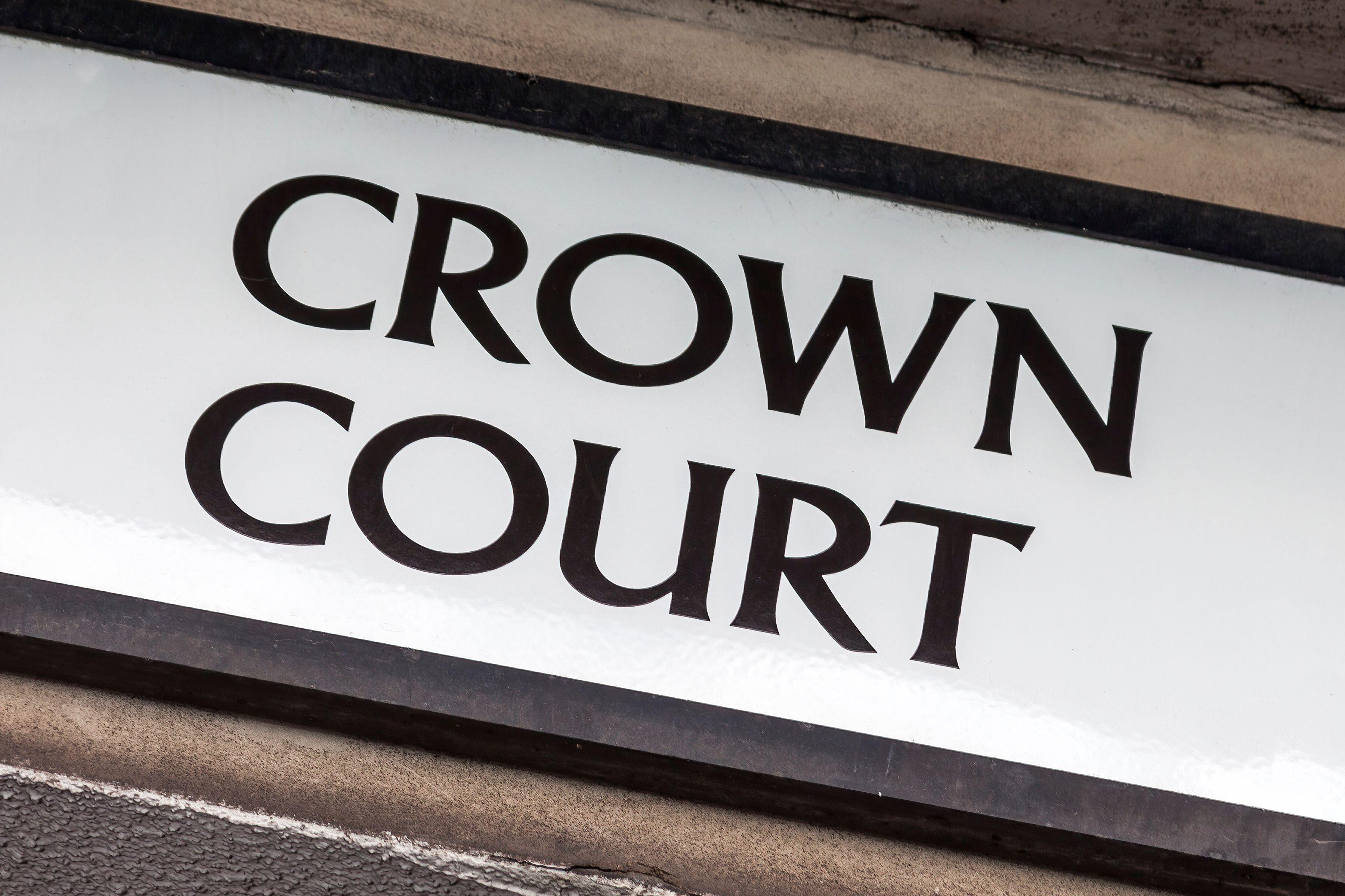 Crown court sign