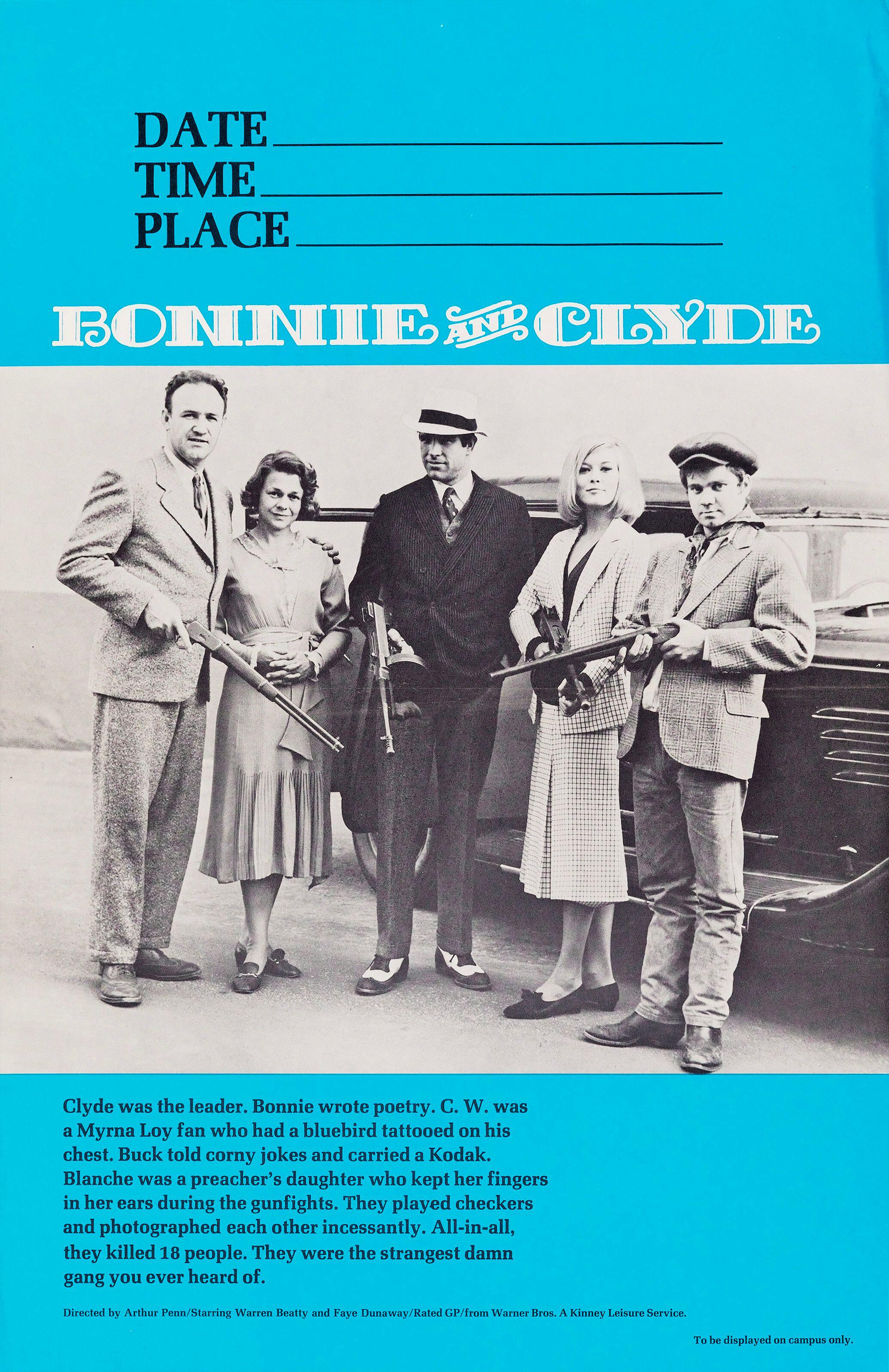 Bonnie and Clyde poster